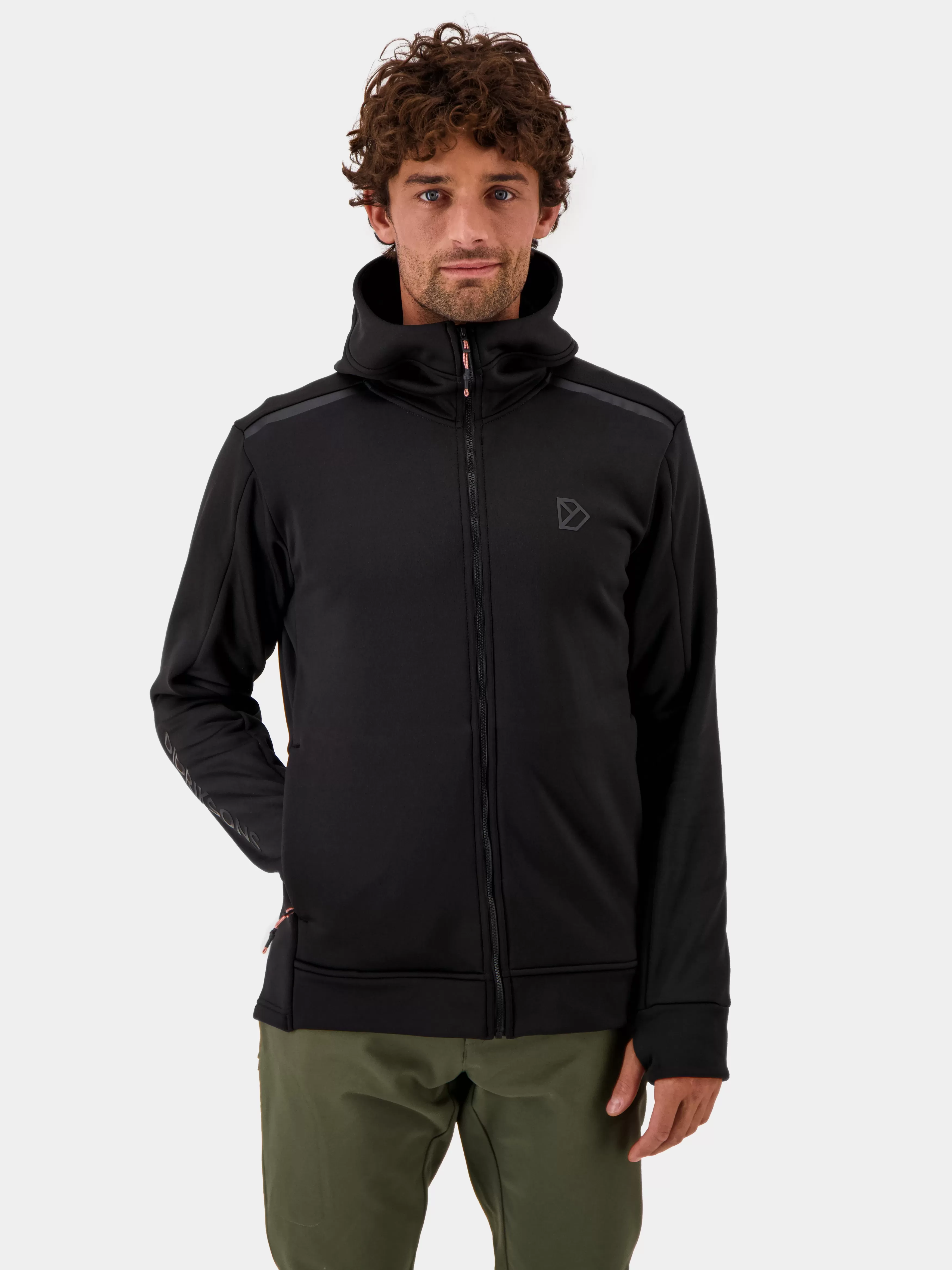 Fleece & Midlayers*Didriksons Acke Full-Zip Black