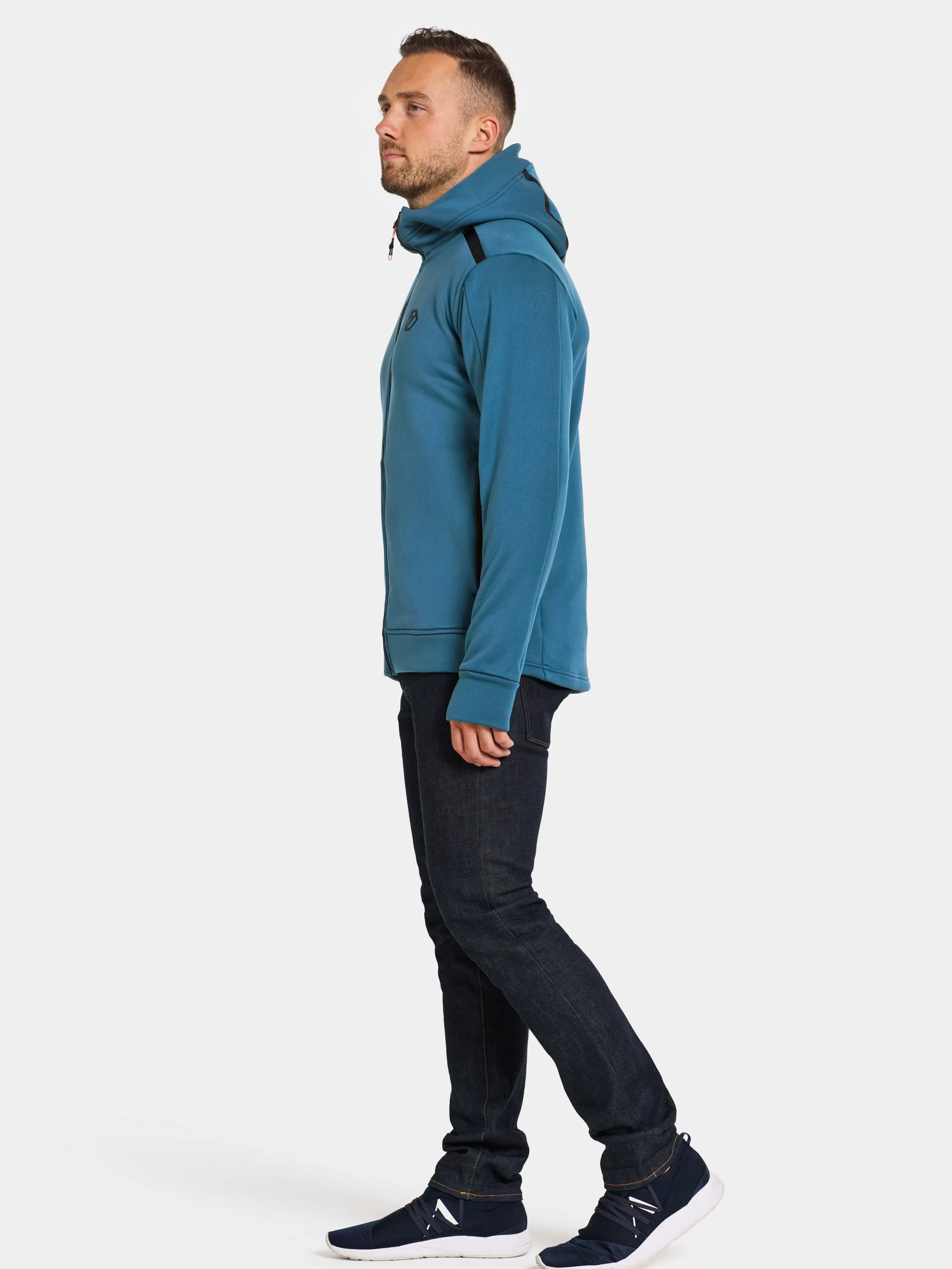 Fleece & Midlayers*Didriksons Acke Full-Zip Dive Blue