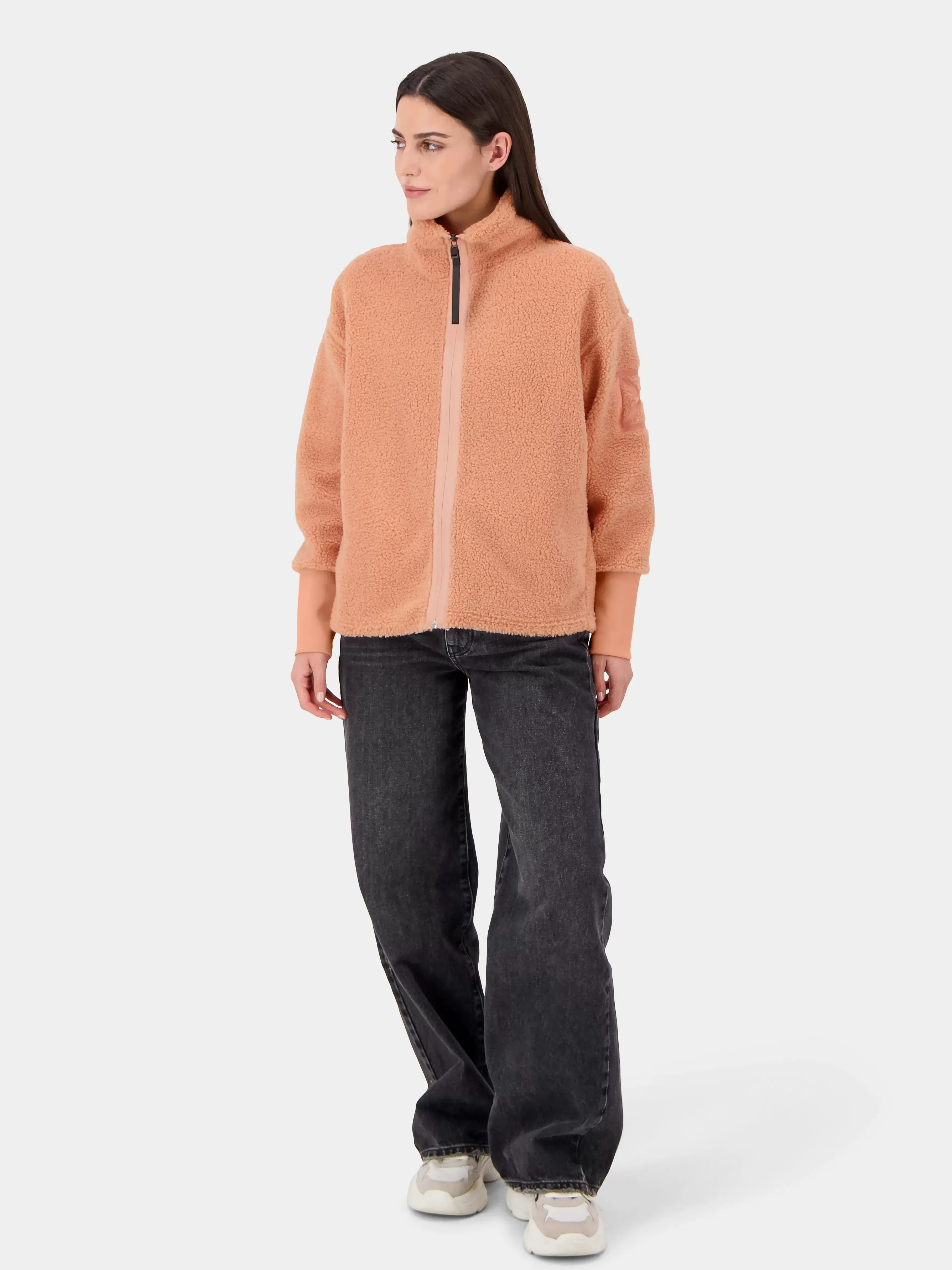 Fleece & Midlayers*Didriksons Alexa Full-Zip Desert Pink