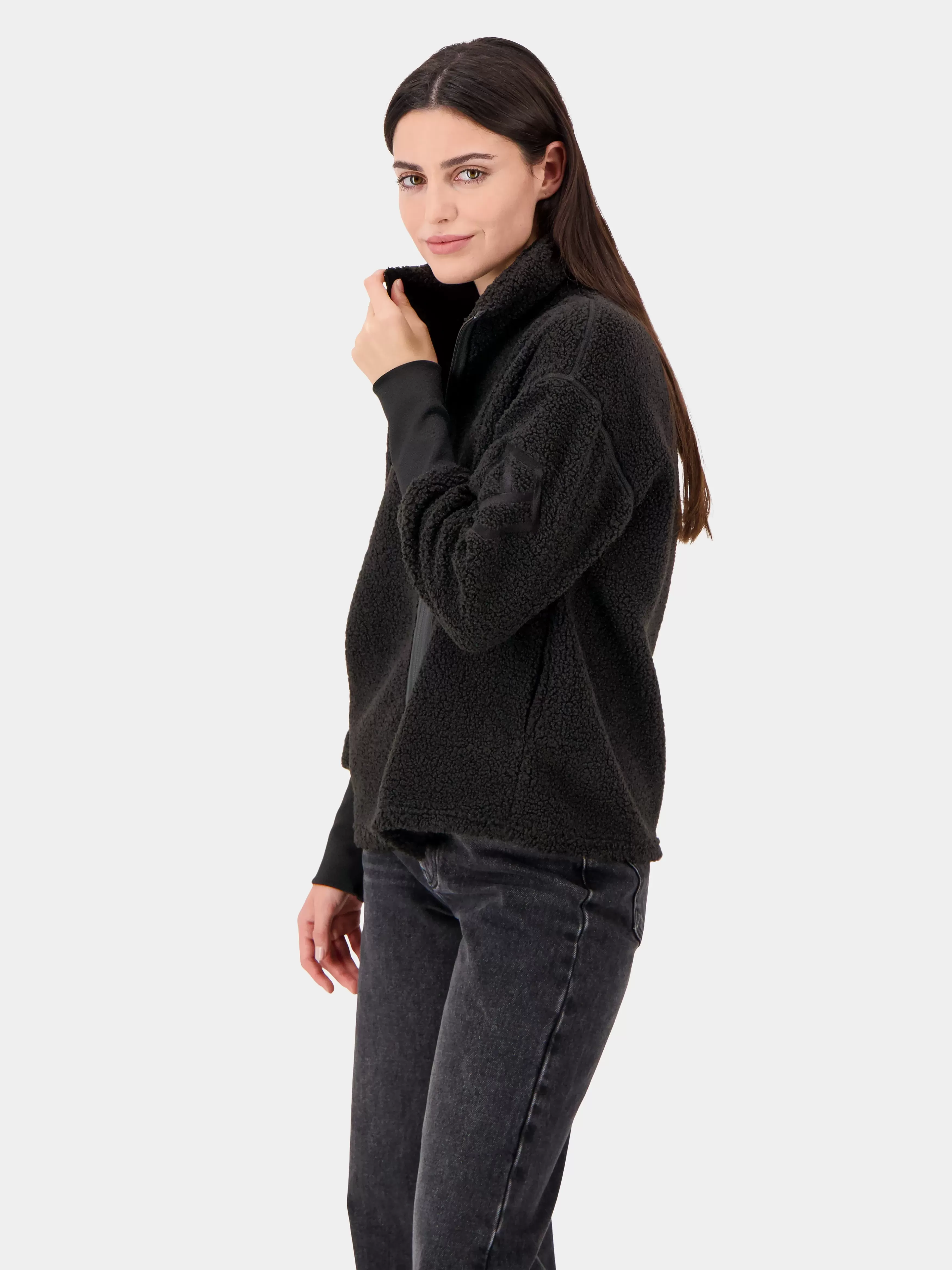 Fleece & Midlayers*Didriksons Alexa Full-Zip Black