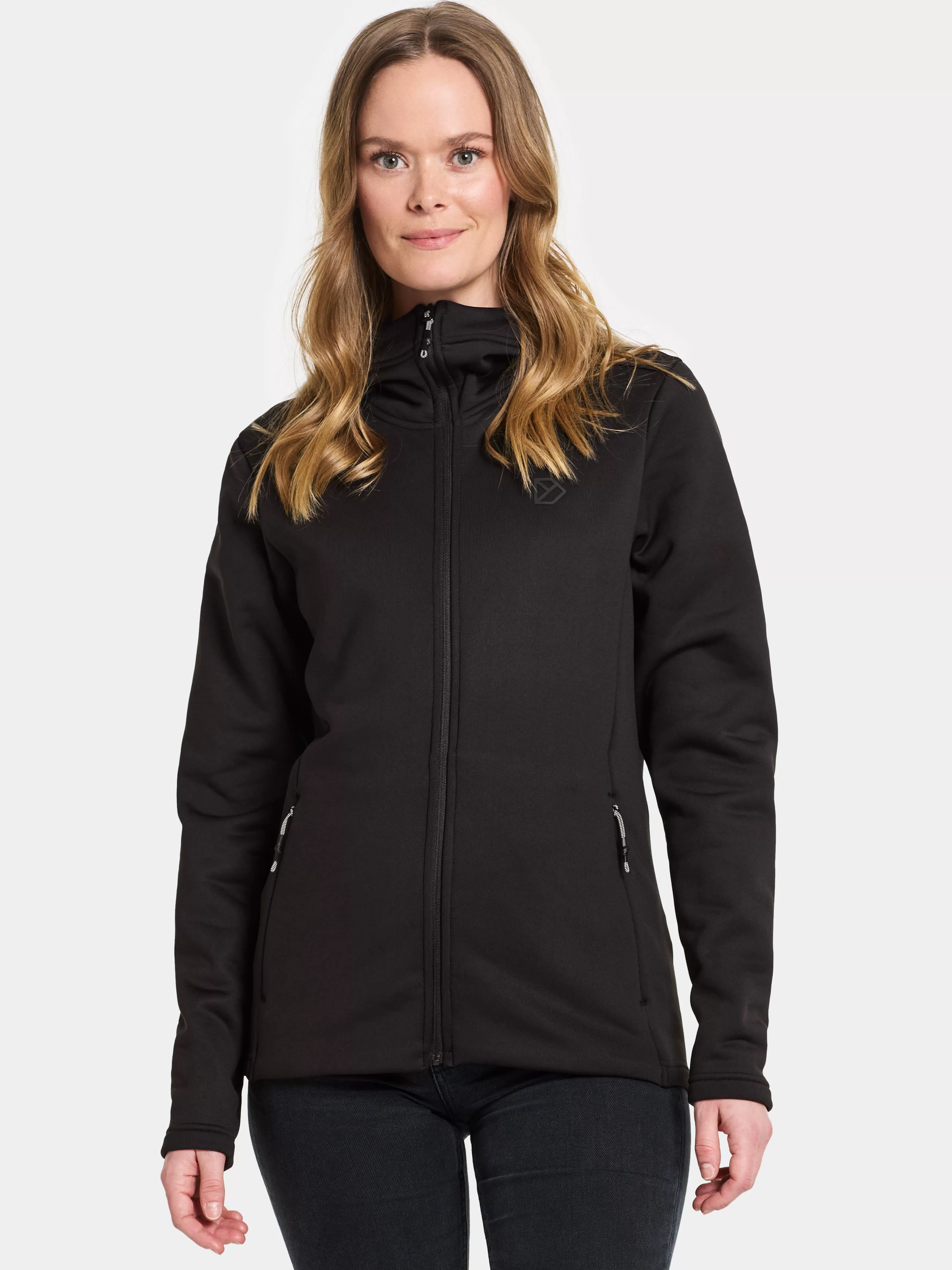 Fleece & Midlayers*Didriksons Anneli Full-Zip Black