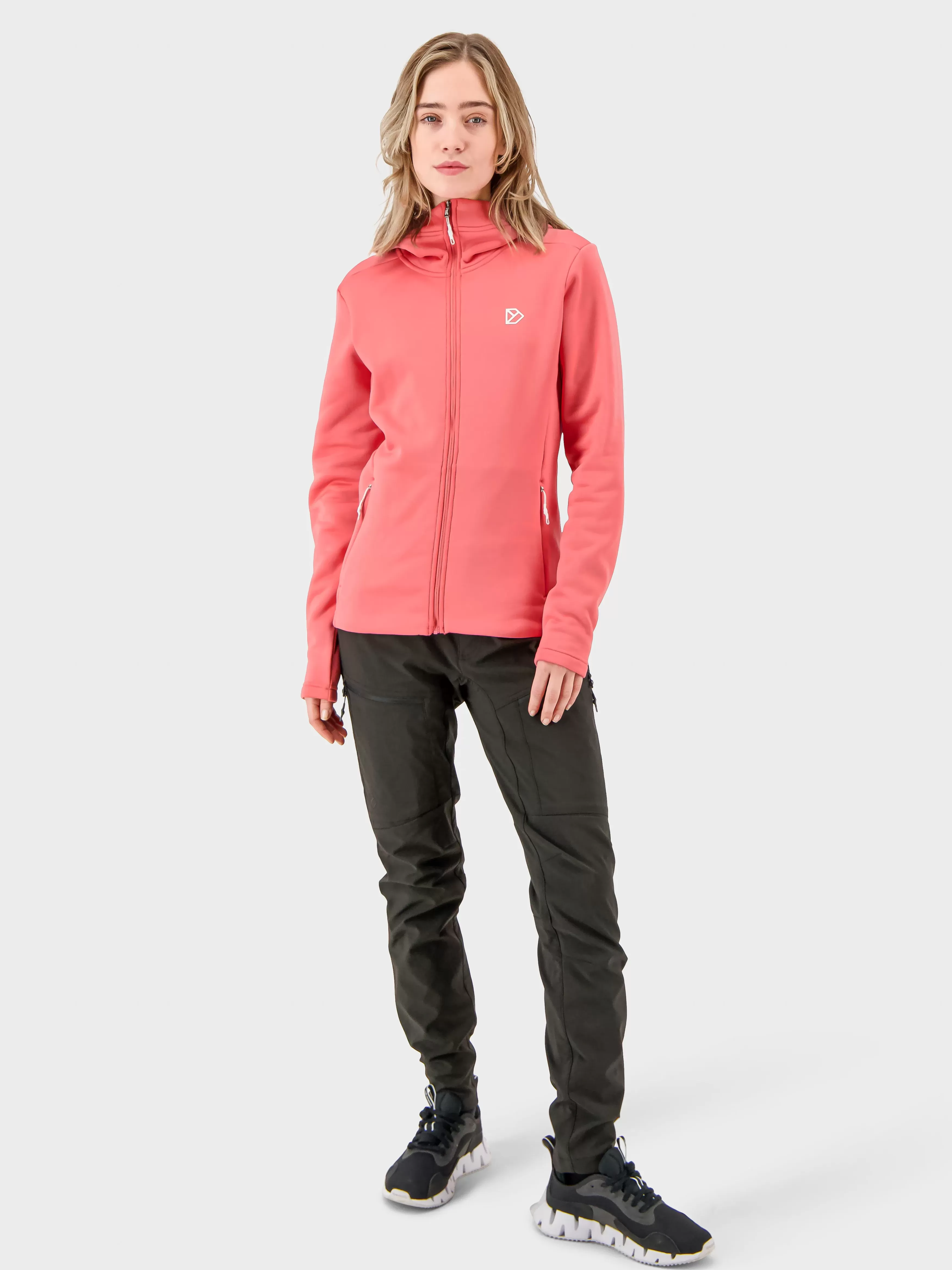 Fleece & Midlayers*Didriksons Anneli Full-Zip Peach Rose