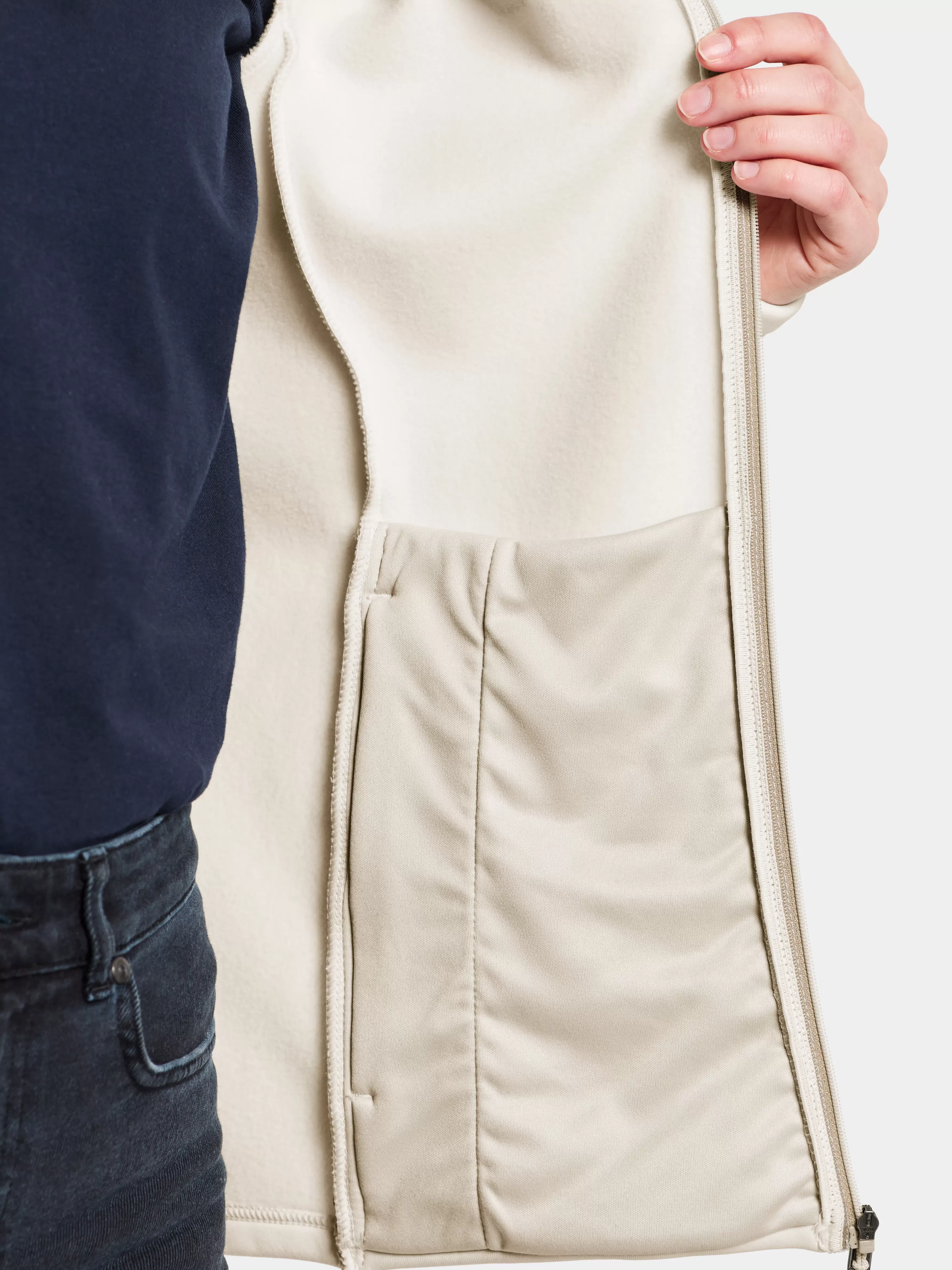 Fleece & Midlayers*Didriksons Anneli Full-Zip Shell White