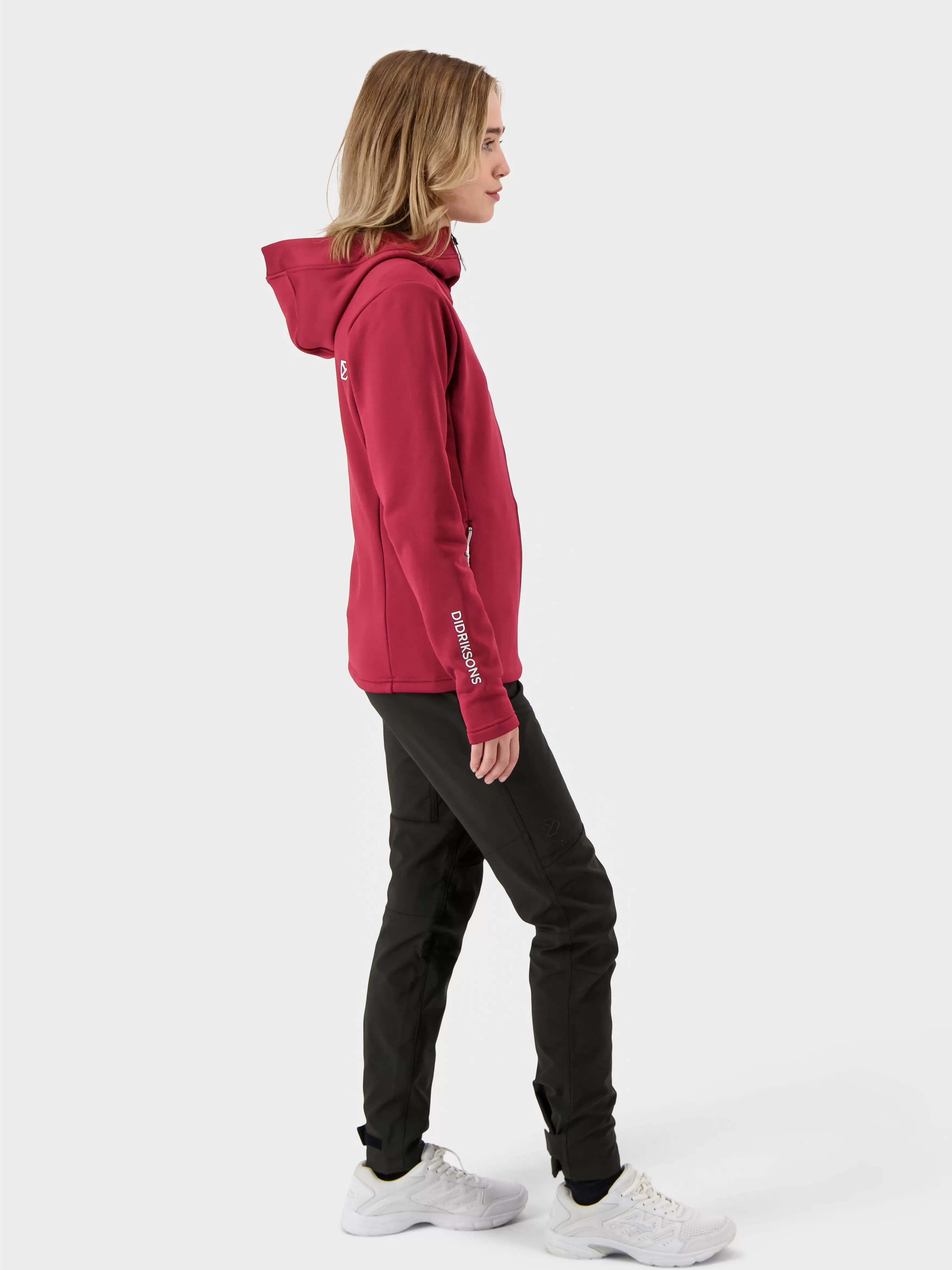 Fleece & Midlayers*Didriksons Anneli Full-Zip Ruby Red