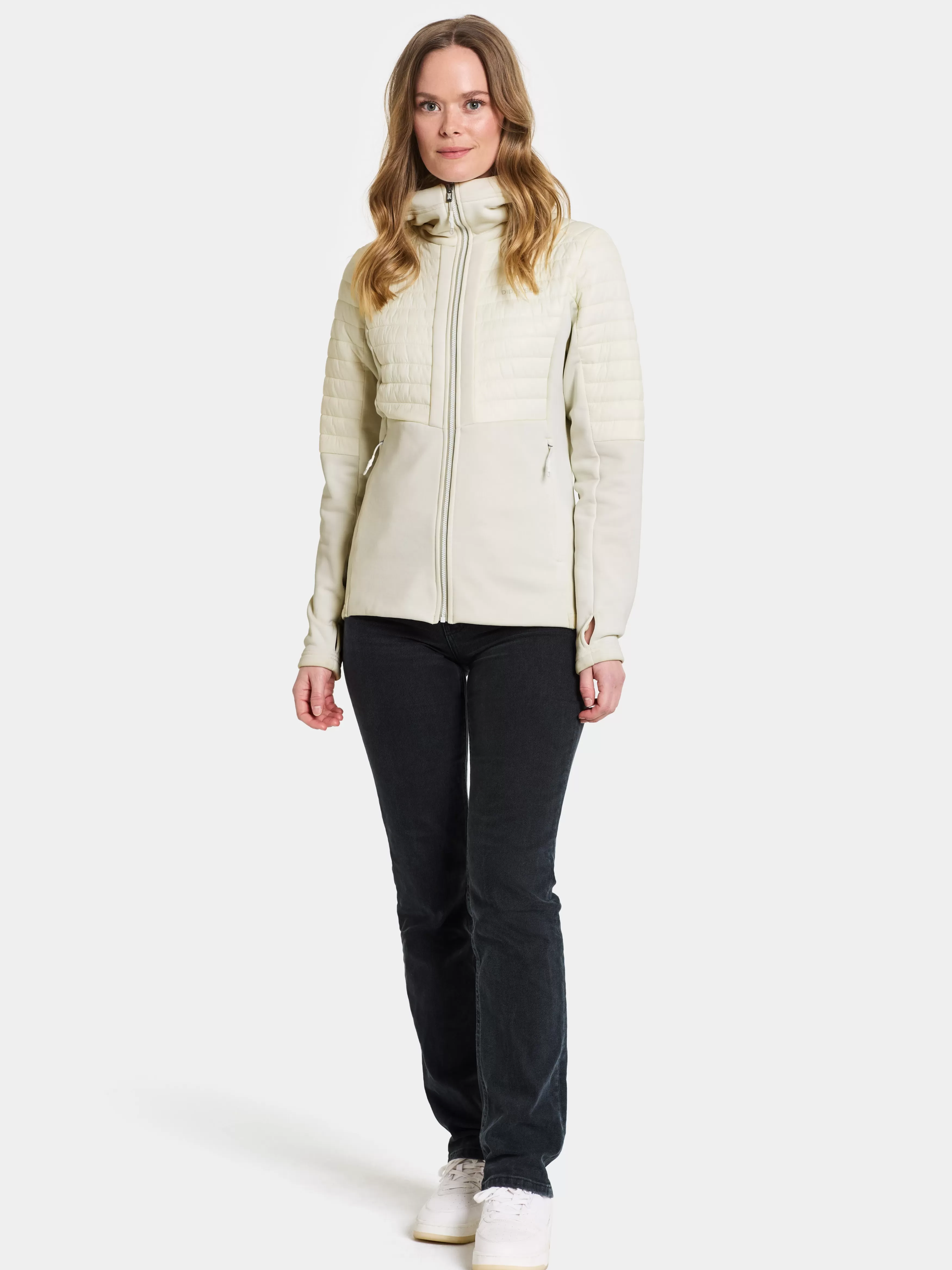 Fleece & Midlayers*Didriksons Annema Full-Zip Shell White