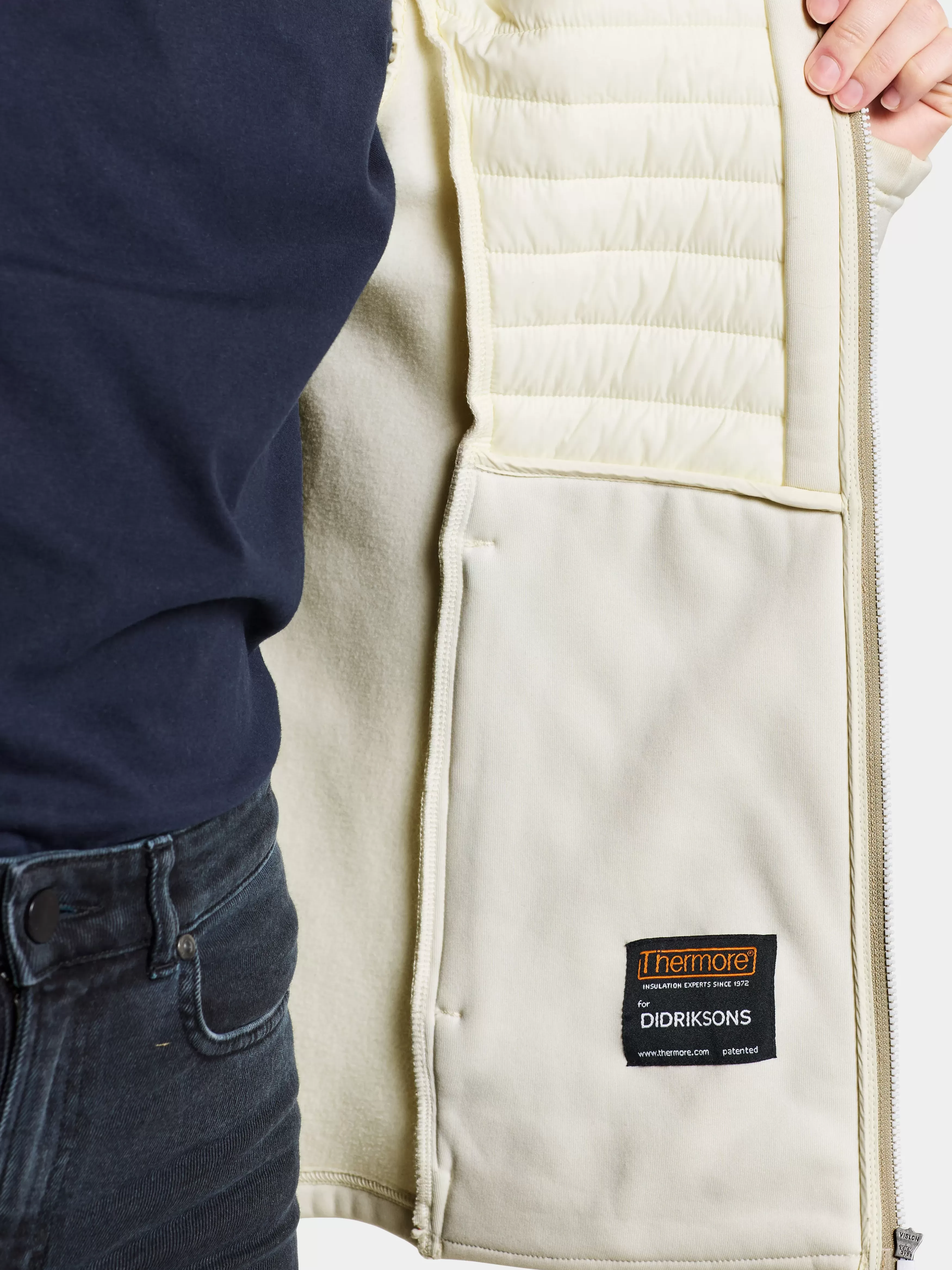 Fleece & Midlayers*Didriksons Annema Full-Zip Shell White