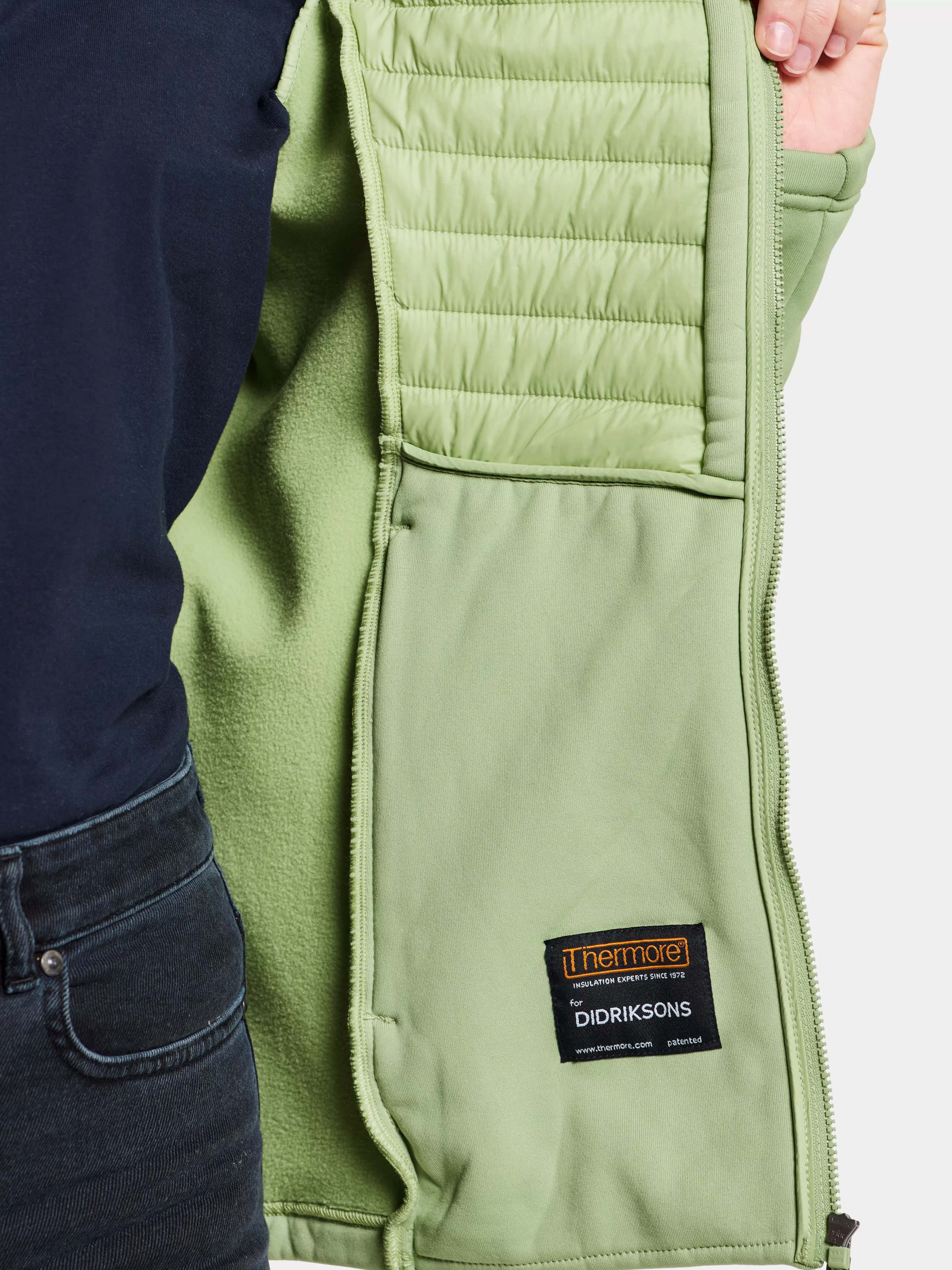 Fleece & Midlayers*Didriksons Annema Full-Zip Soft Green