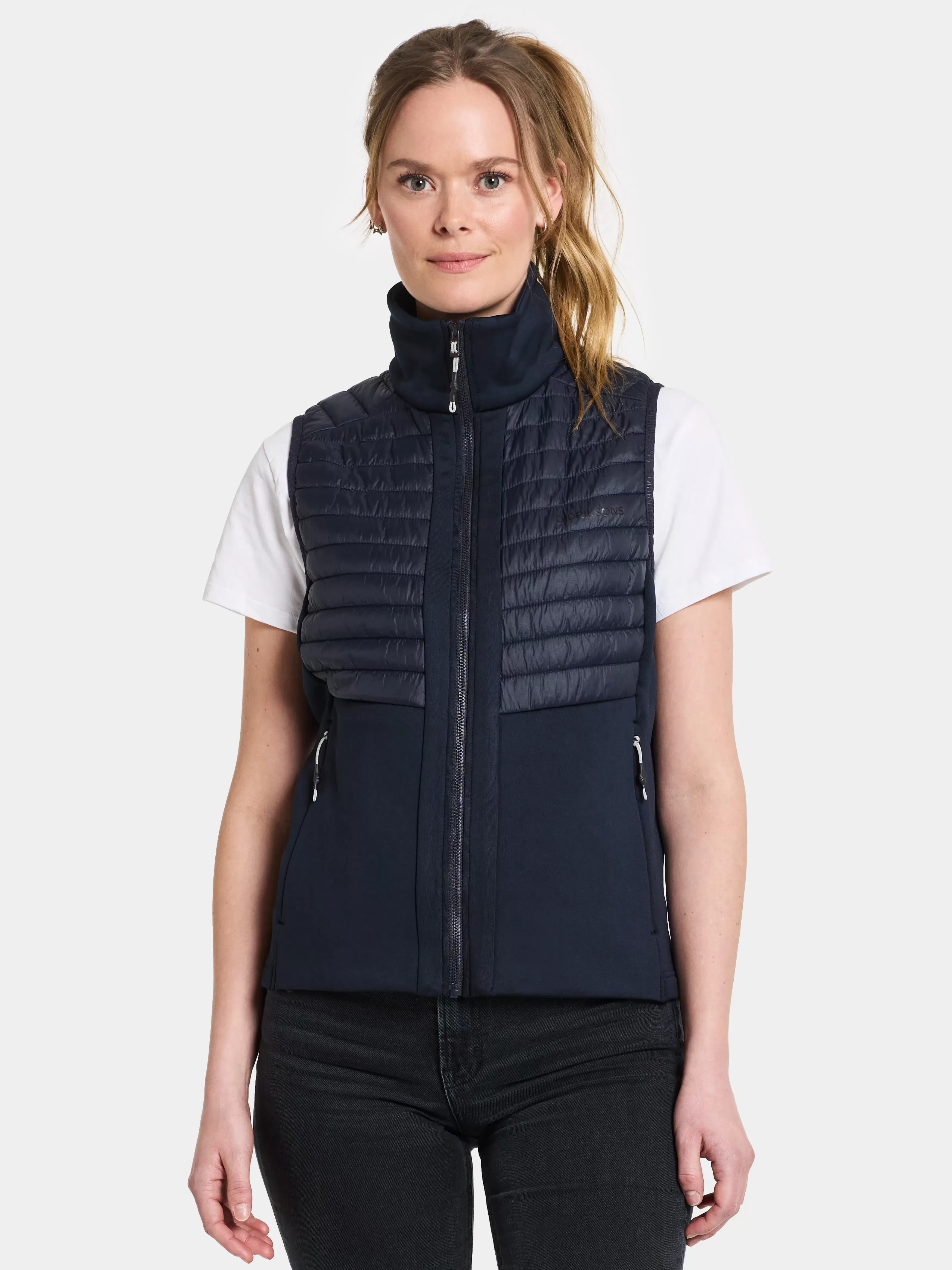 Vests*Didriksons Annema Vest Dark Night Blue