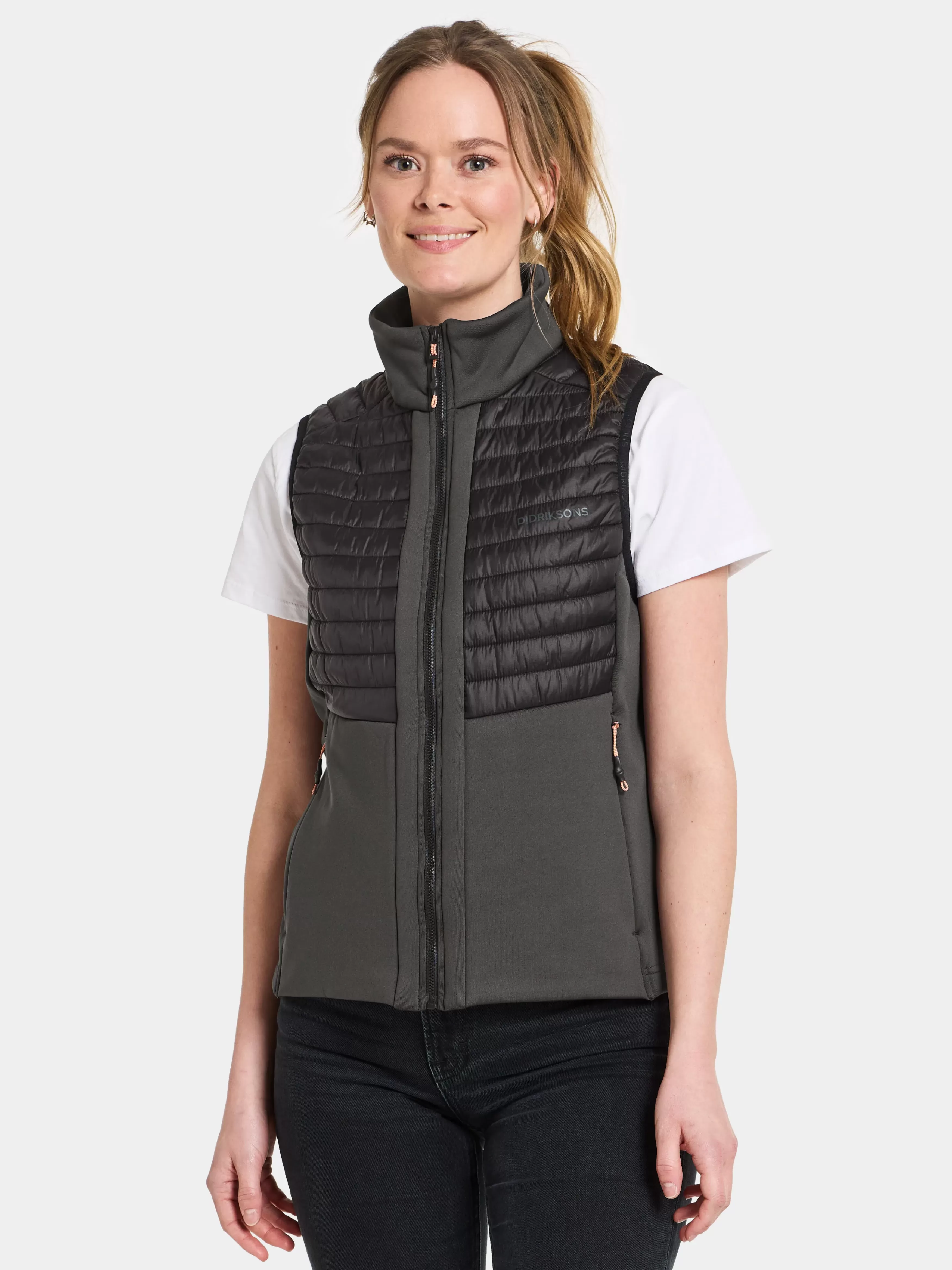 Vests*Didriksons Annema Vest Coal Black