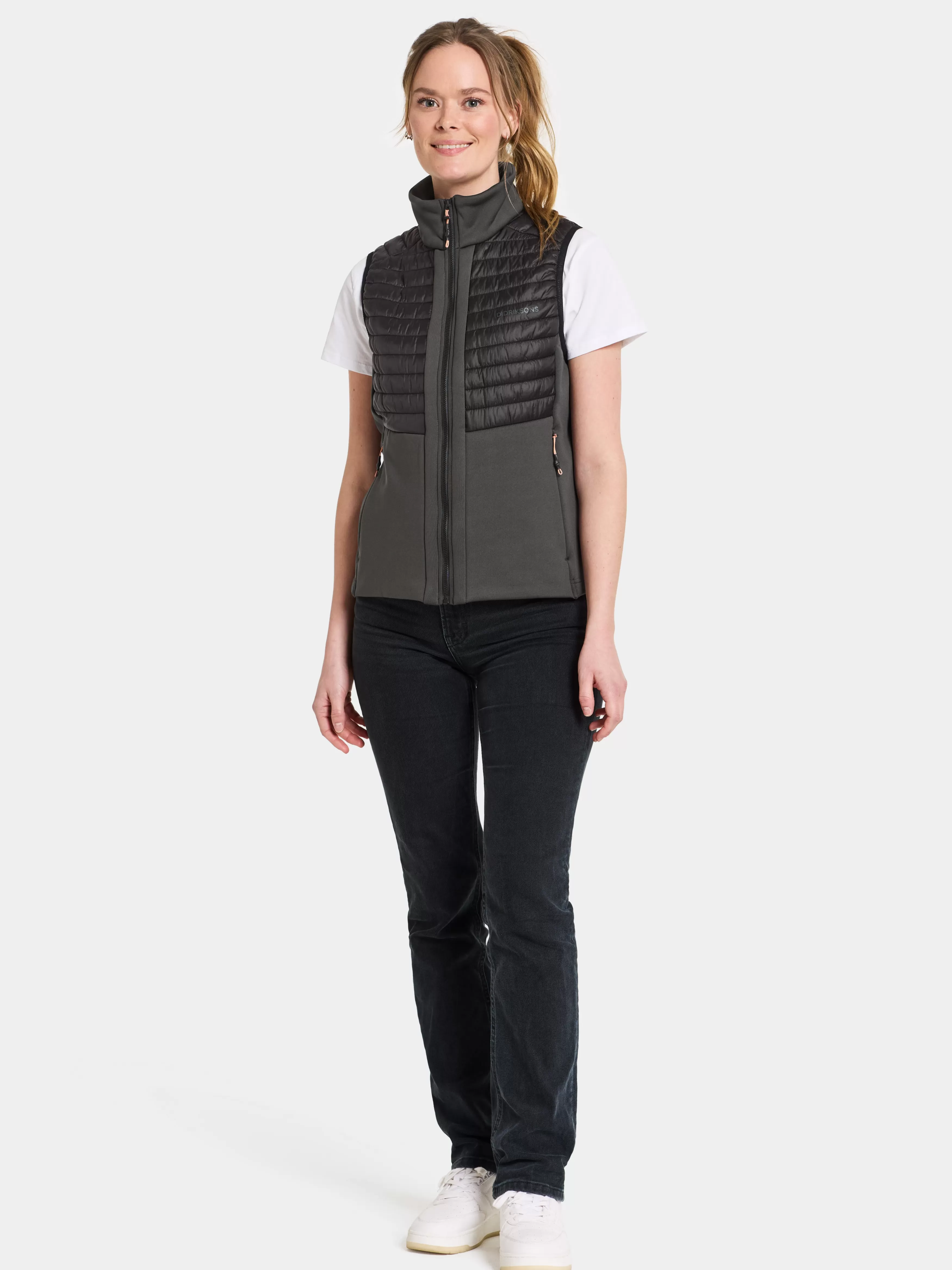 Vests*Didriksons Annema Vest Coal Black