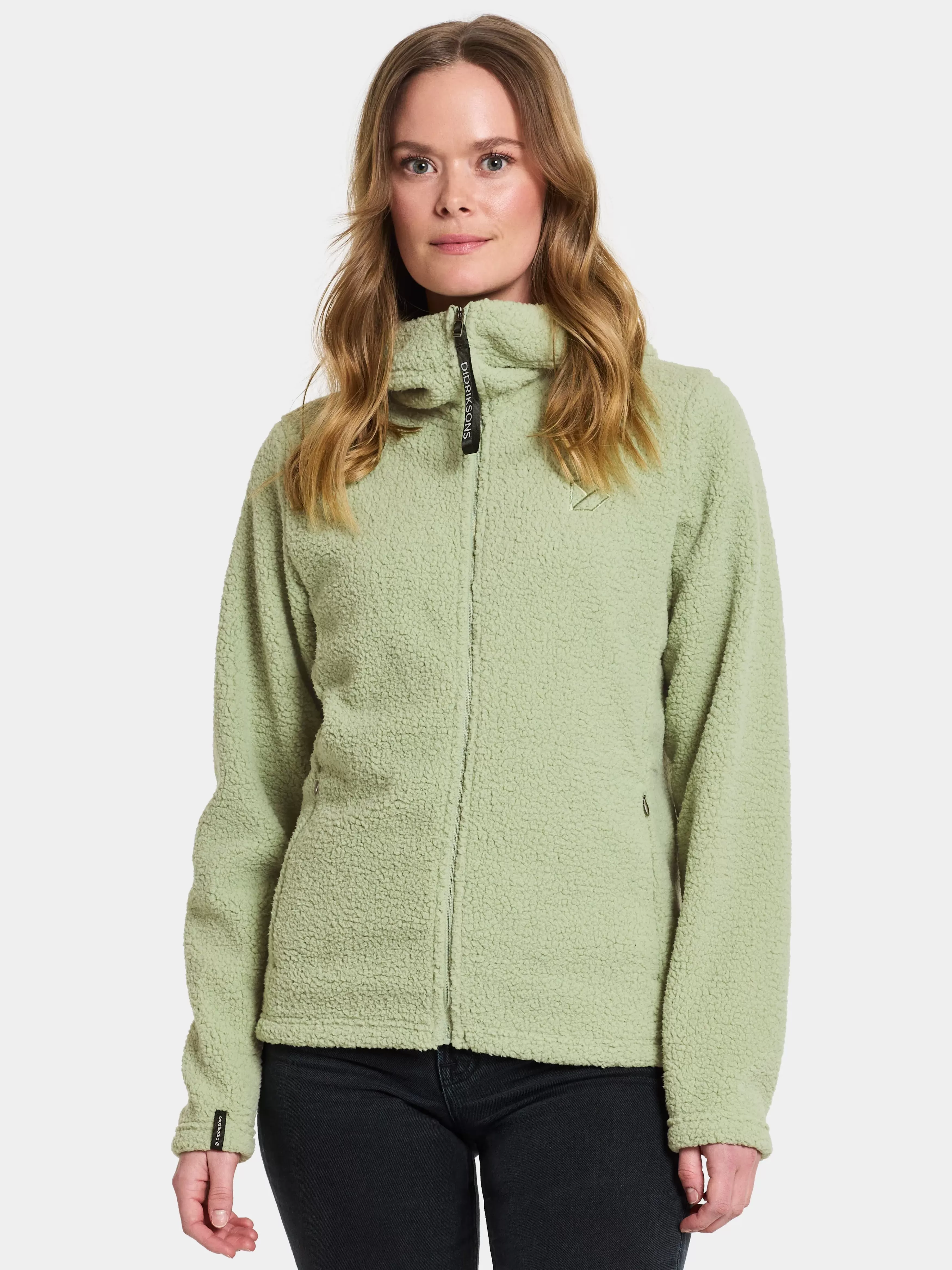 Fleece & Midlayers*Didriksons Anniken Full Zip Soft Green