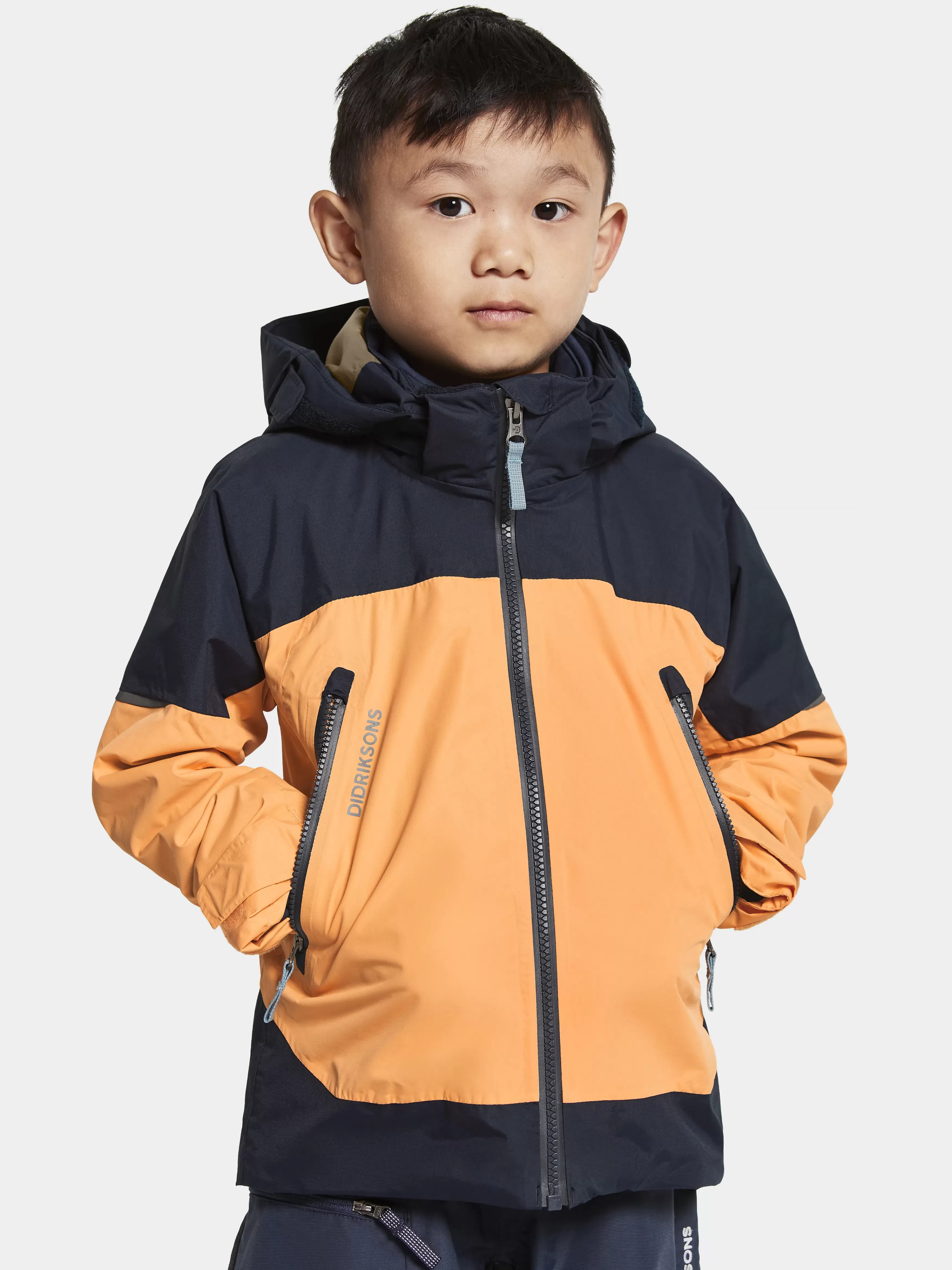 Waterproof Jackets*Didriksons Ash Kids' Jacket Papaya Orange