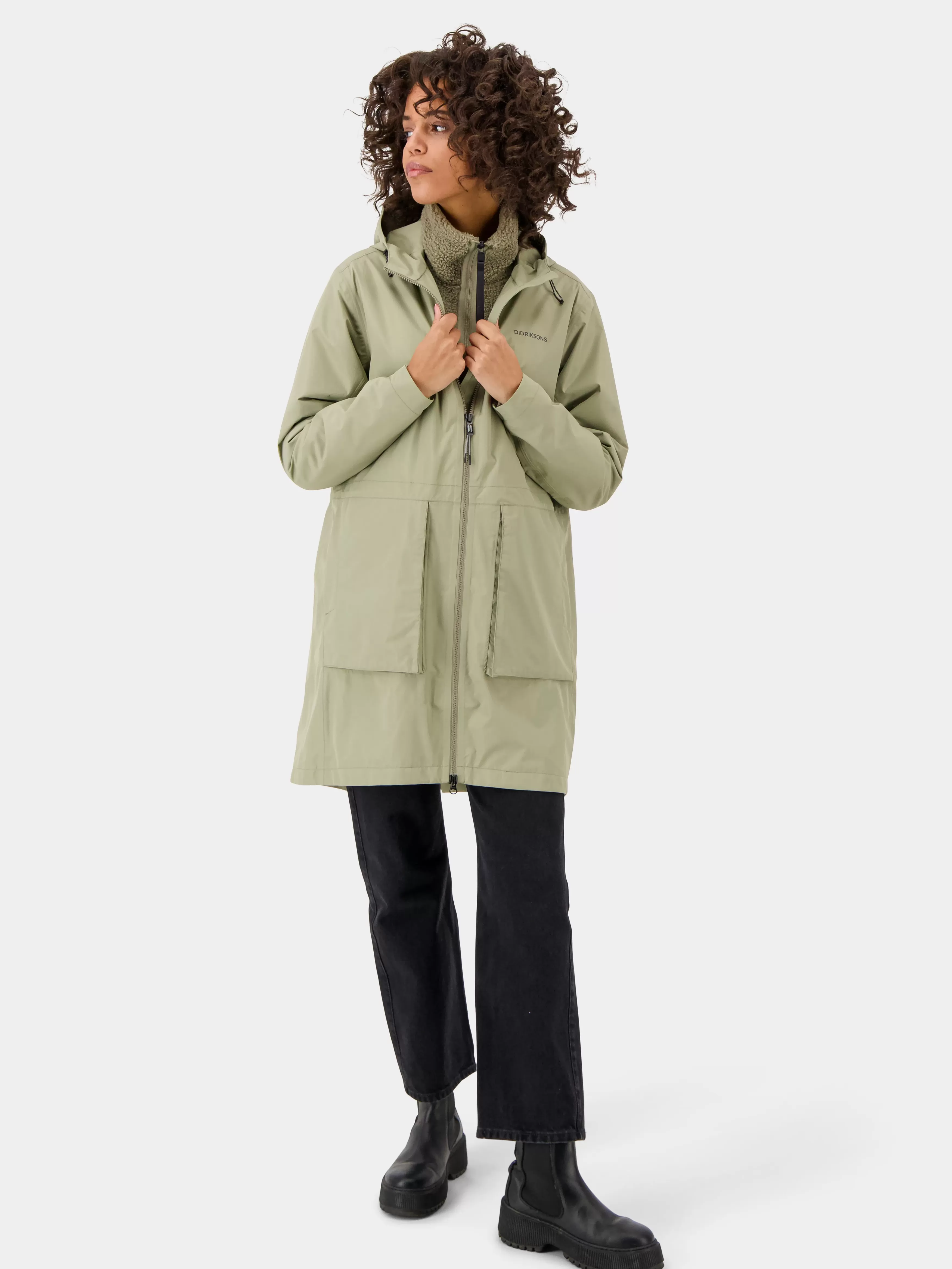 Parkas*Didriksons Bella Parka Mistel Green