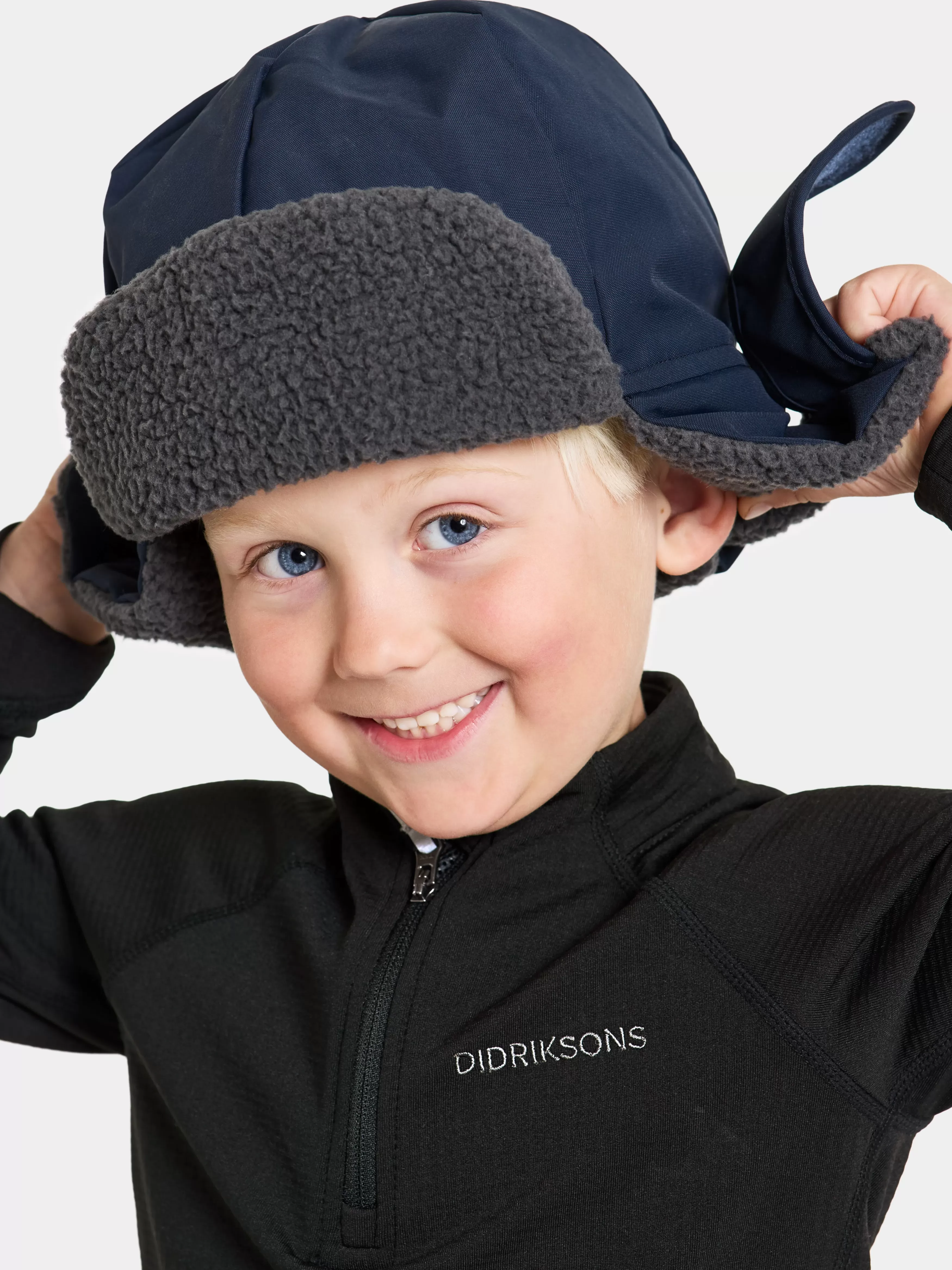 Hats & Caps*Didriksons Biggles Kid's Cap Navy