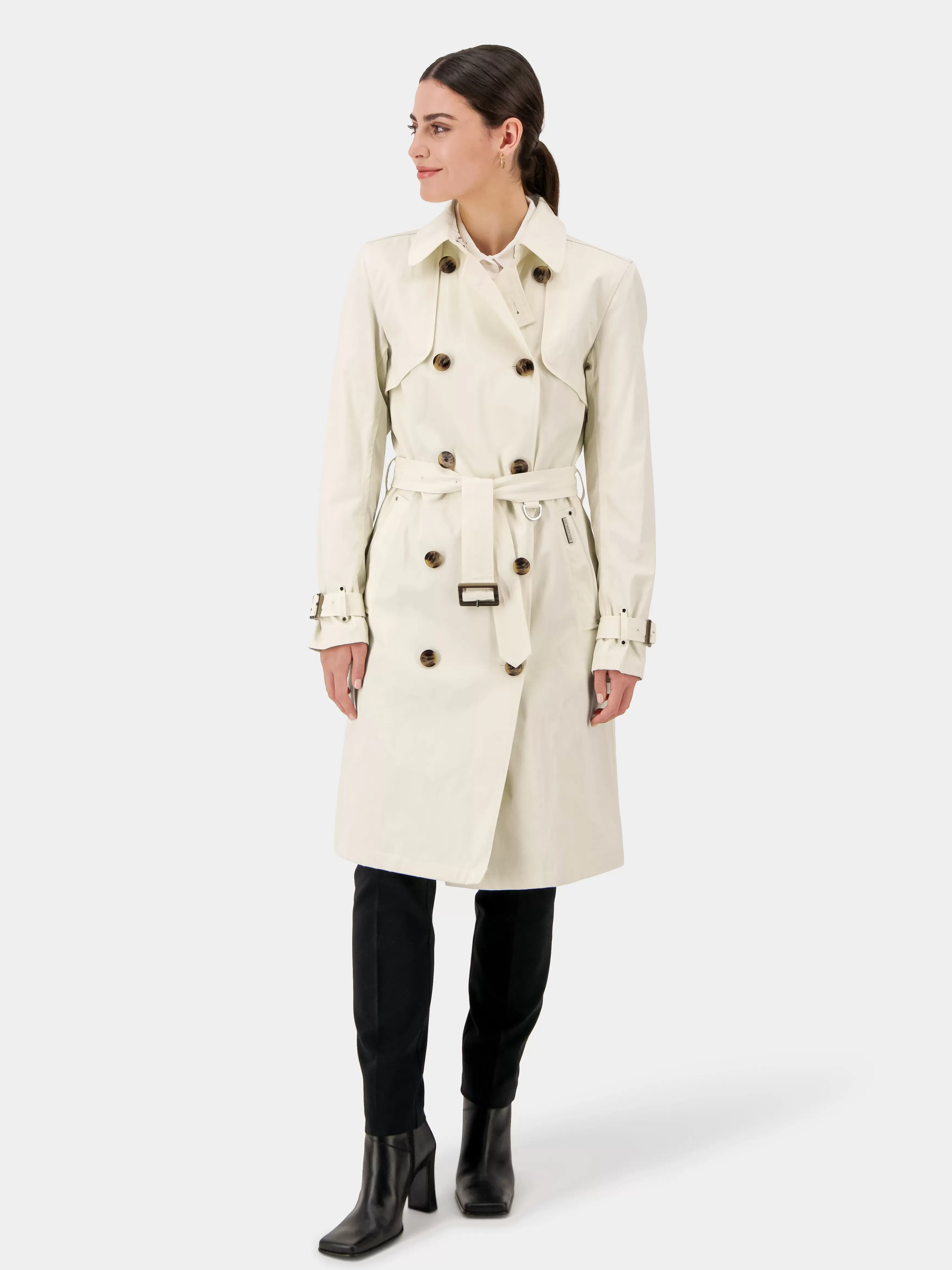 Trenchcoats*Didriksons Blanka Coat White Foam