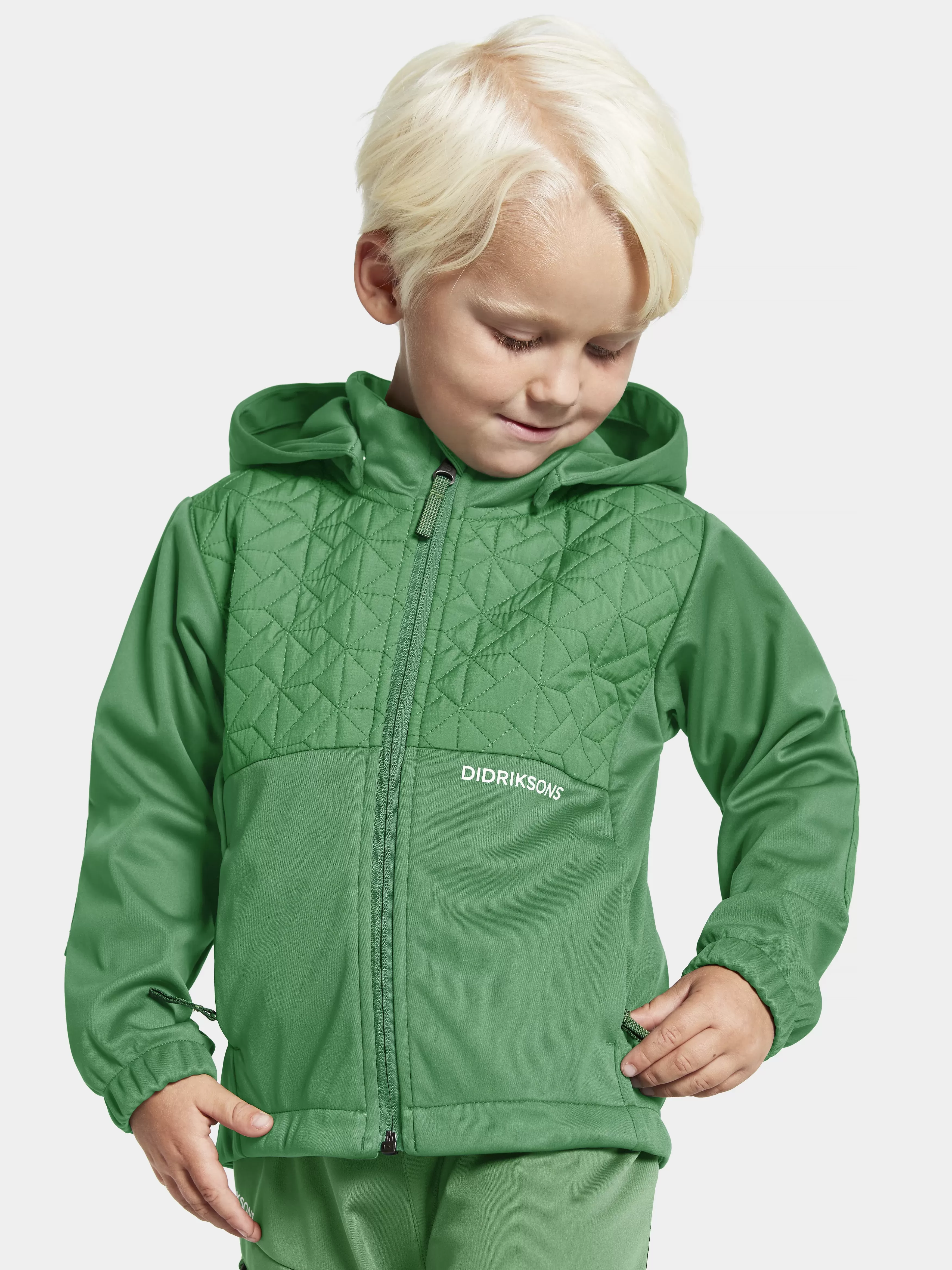 Fleece & Midlayers*Didriksons Briska Kids' Jacket Palm Green