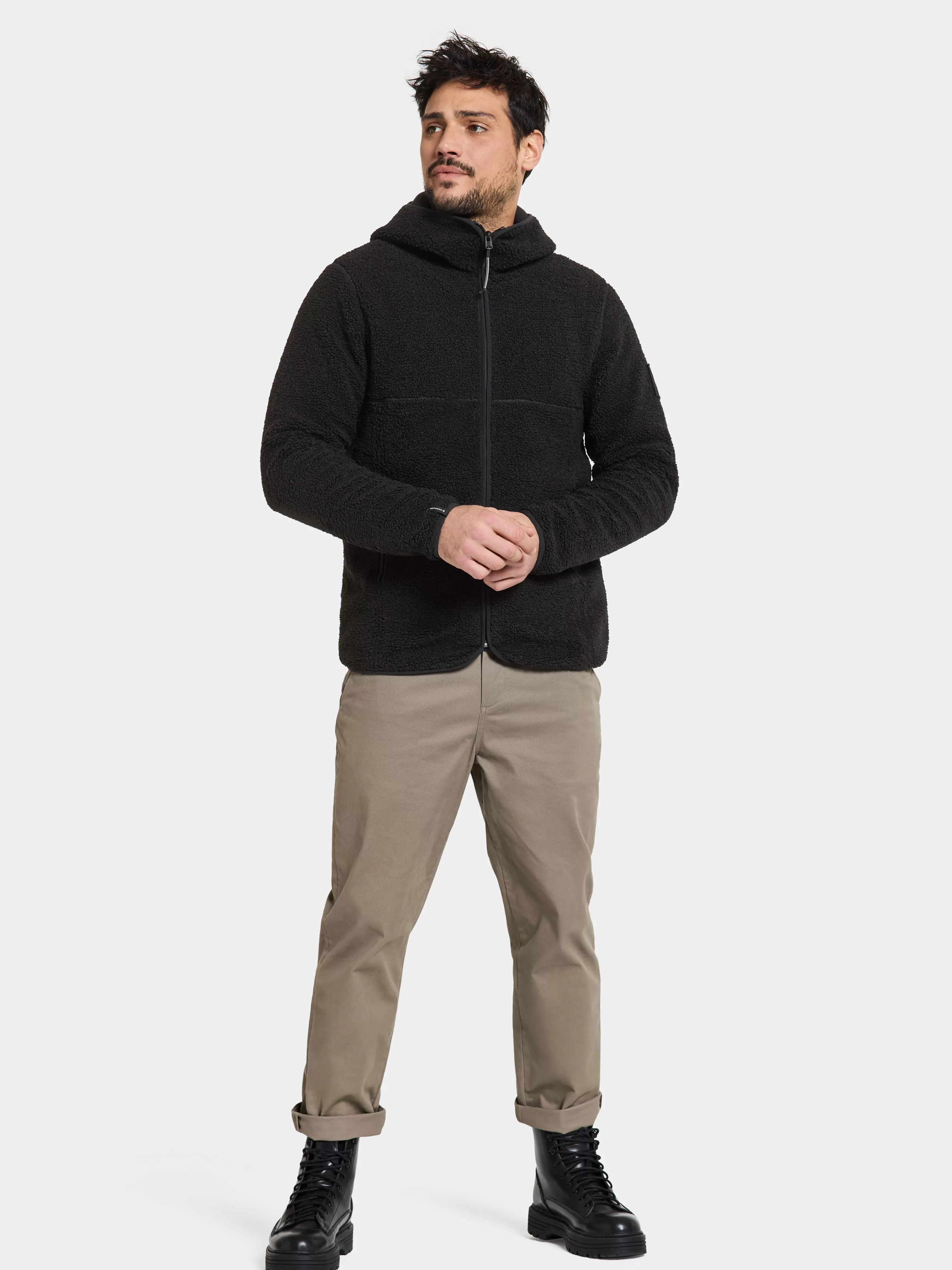 Fleece & Midlayers*Didriksons Bror Full-Zip Black