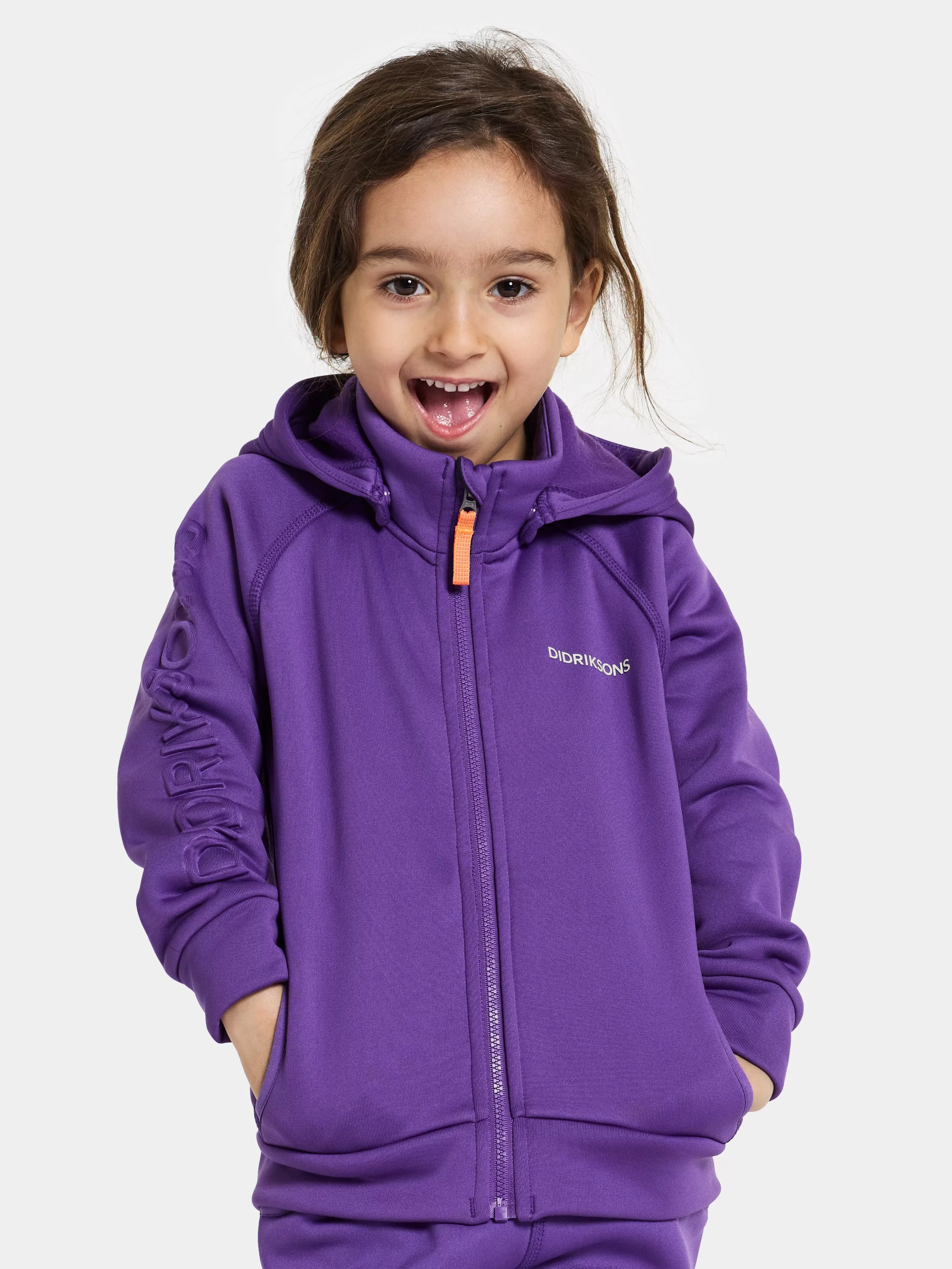 Sweaters & T-Shirts*Didriksons Corin Kids' Full-Zip Disco Purple