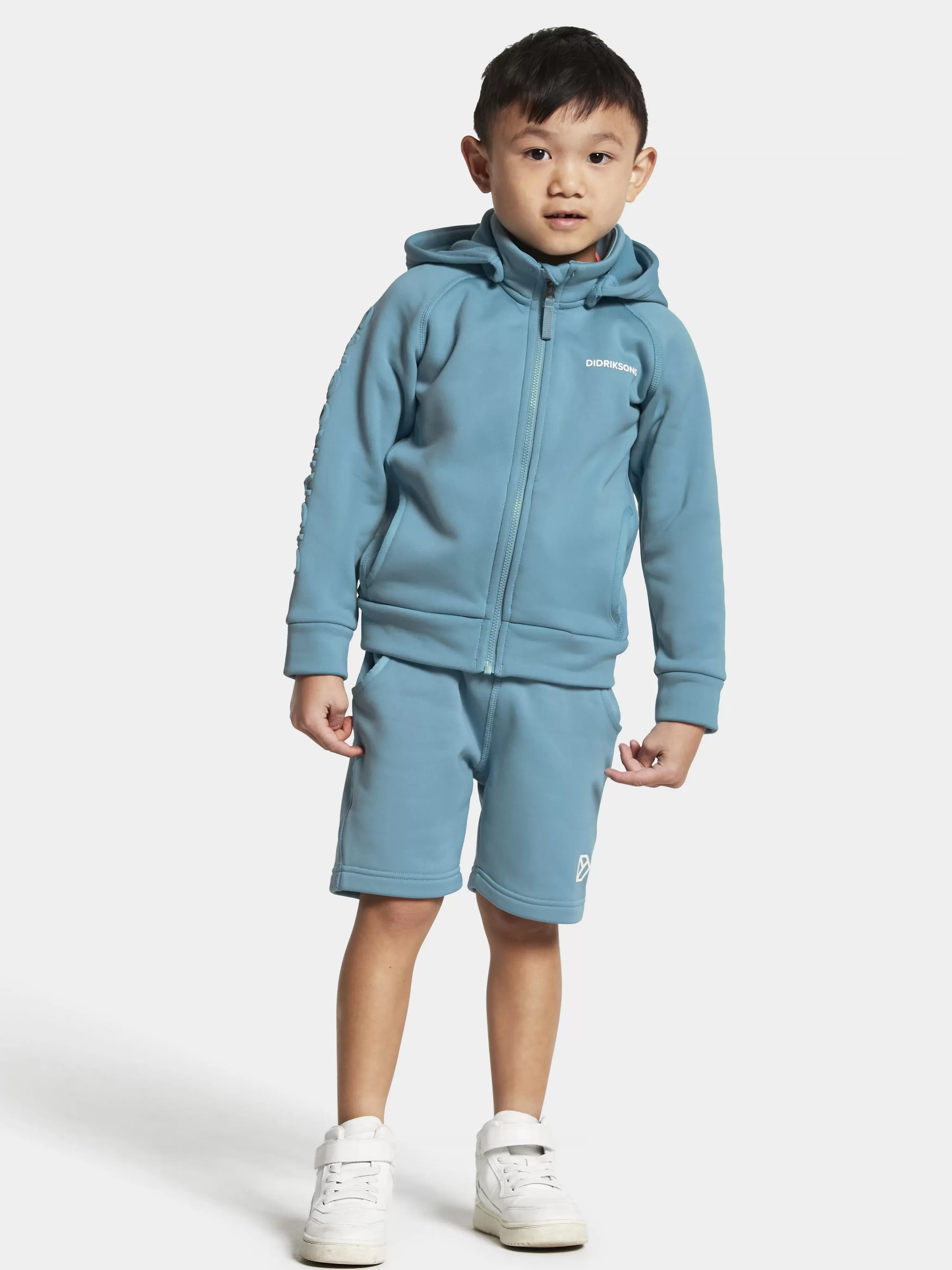 Sweaters & T-Shirts*Didriksons Corin Kids' Full-Zip Blue Wash