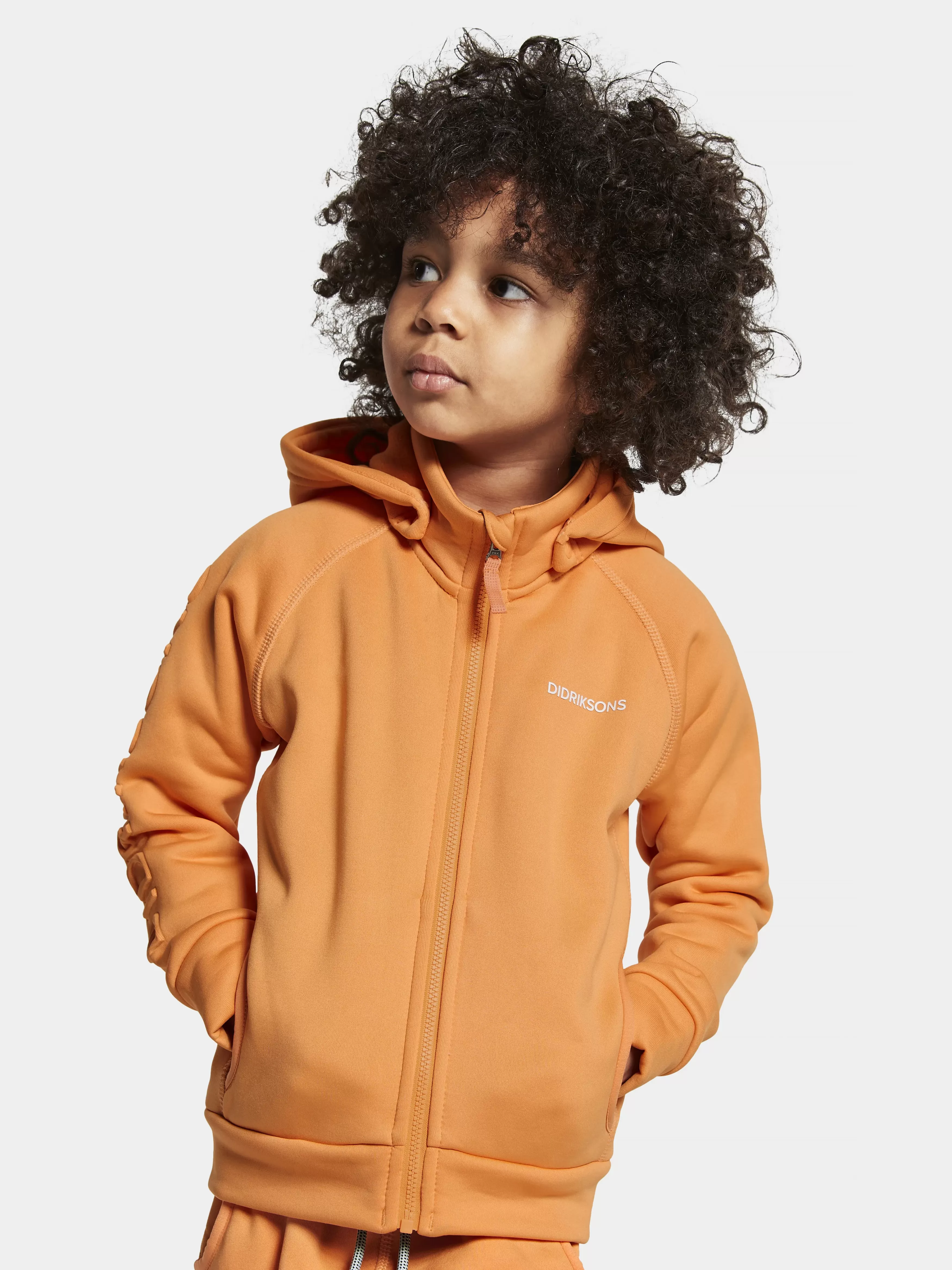 Sweaters & T-Shirts*Didriksons Corin Kids' Full-Zip Papaya Orange