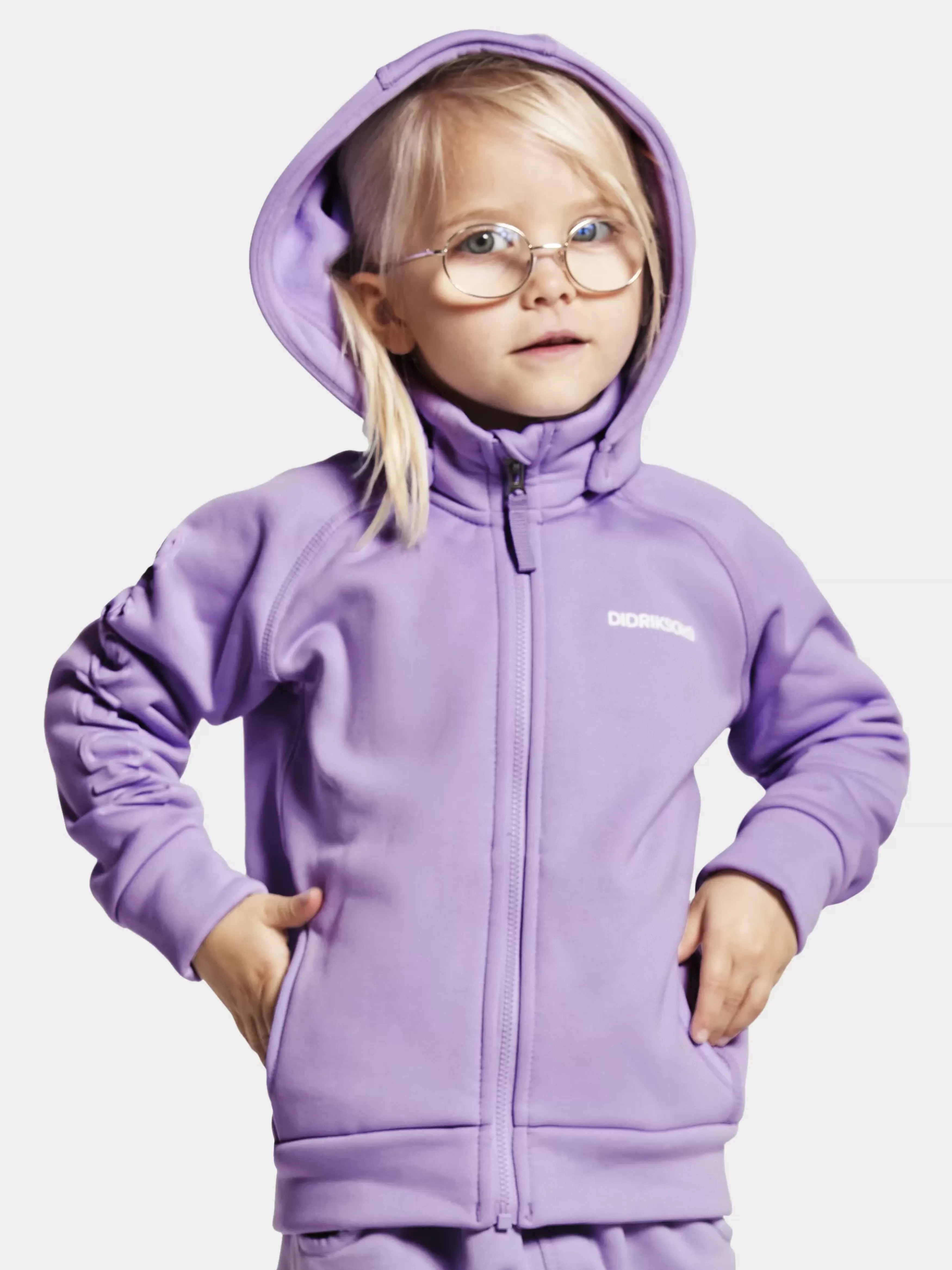 Sweaters & T-Shirts*Didriksons Corin Kids' Full-Zip Digital Purple