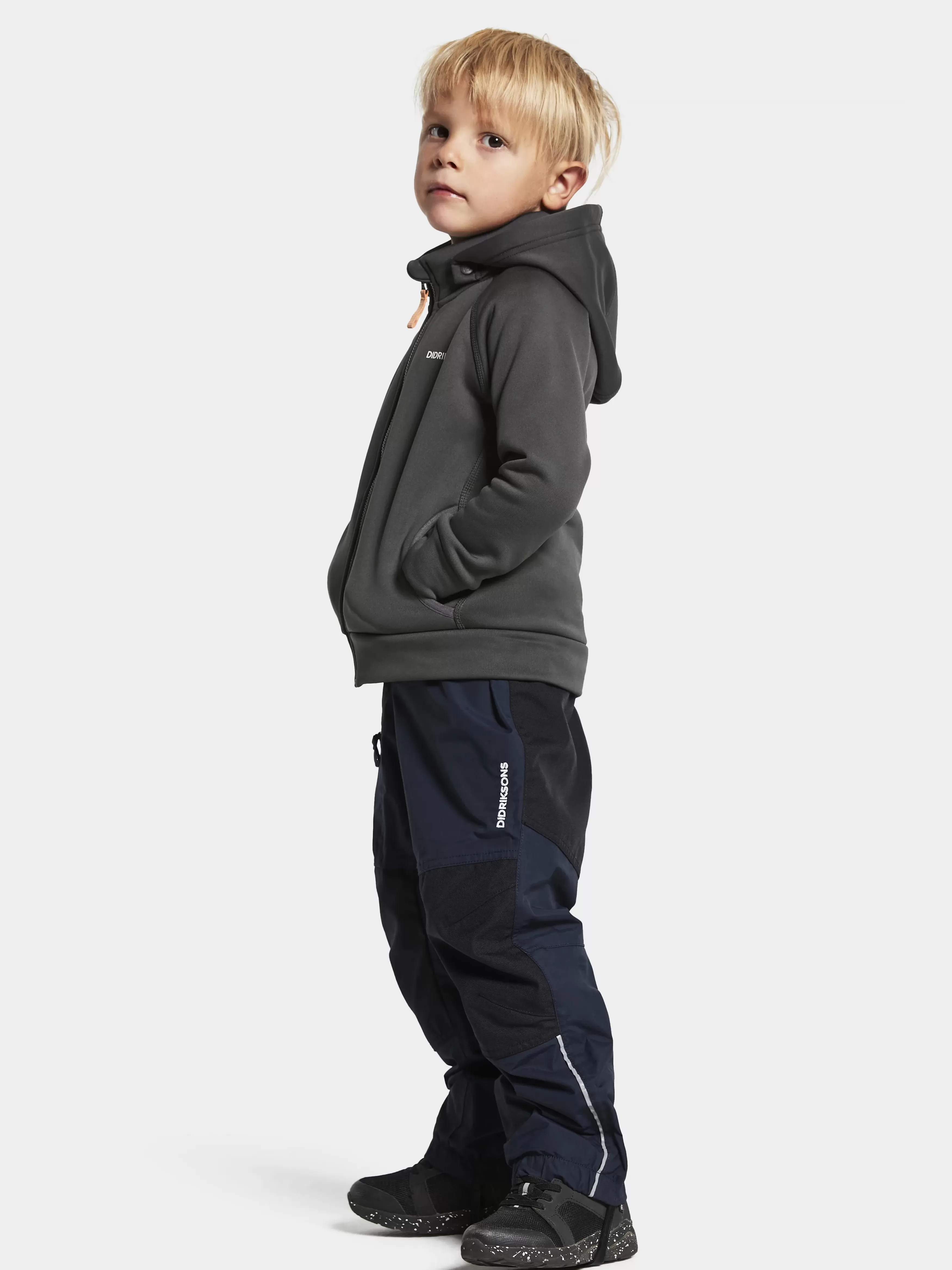 Sweaters & T-Shirts*Didriksons Corin Kids' Full-Zip Coal Black