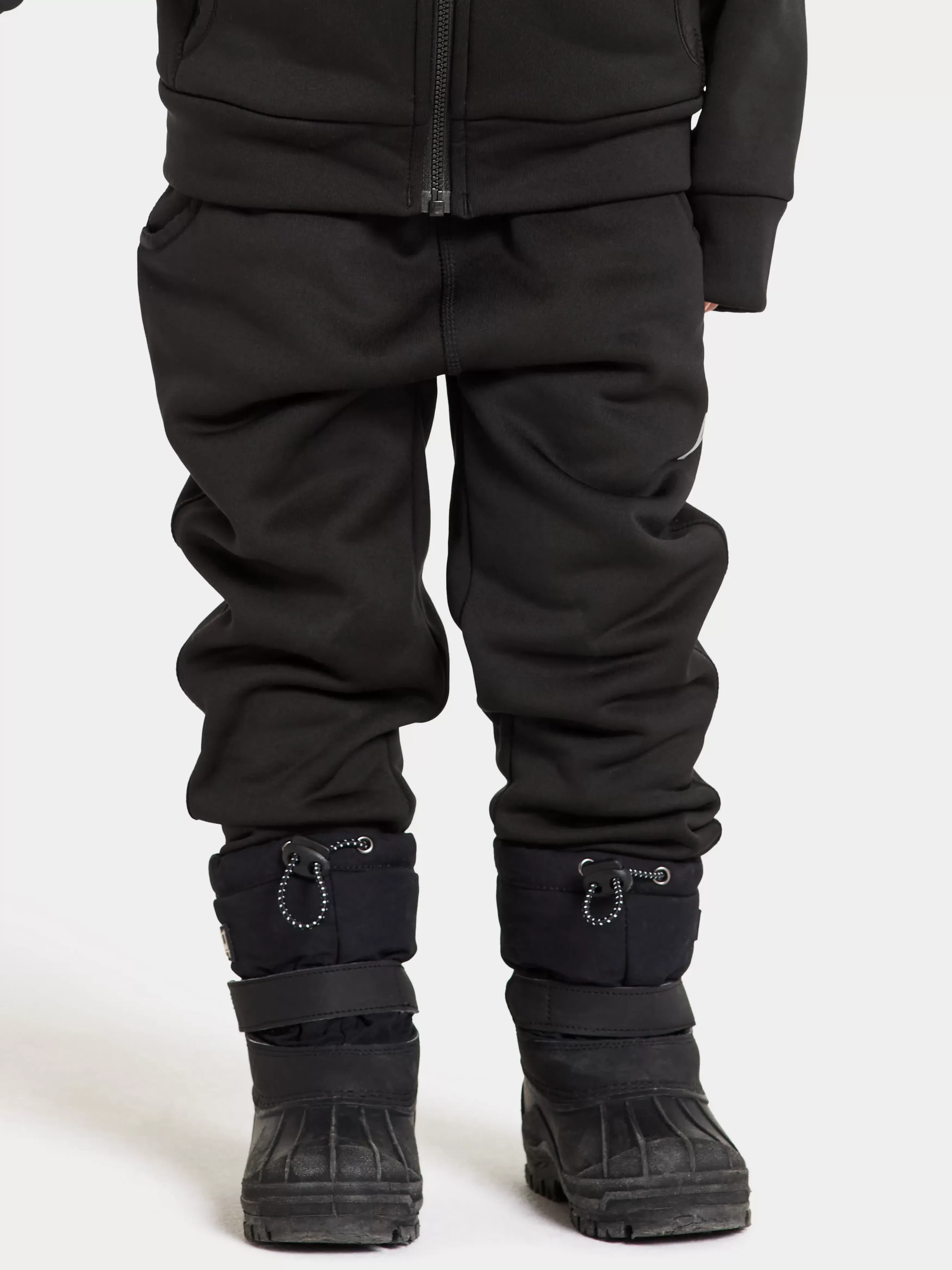 Fleece Joggers*Didriksons Corin Kids' Pants Black