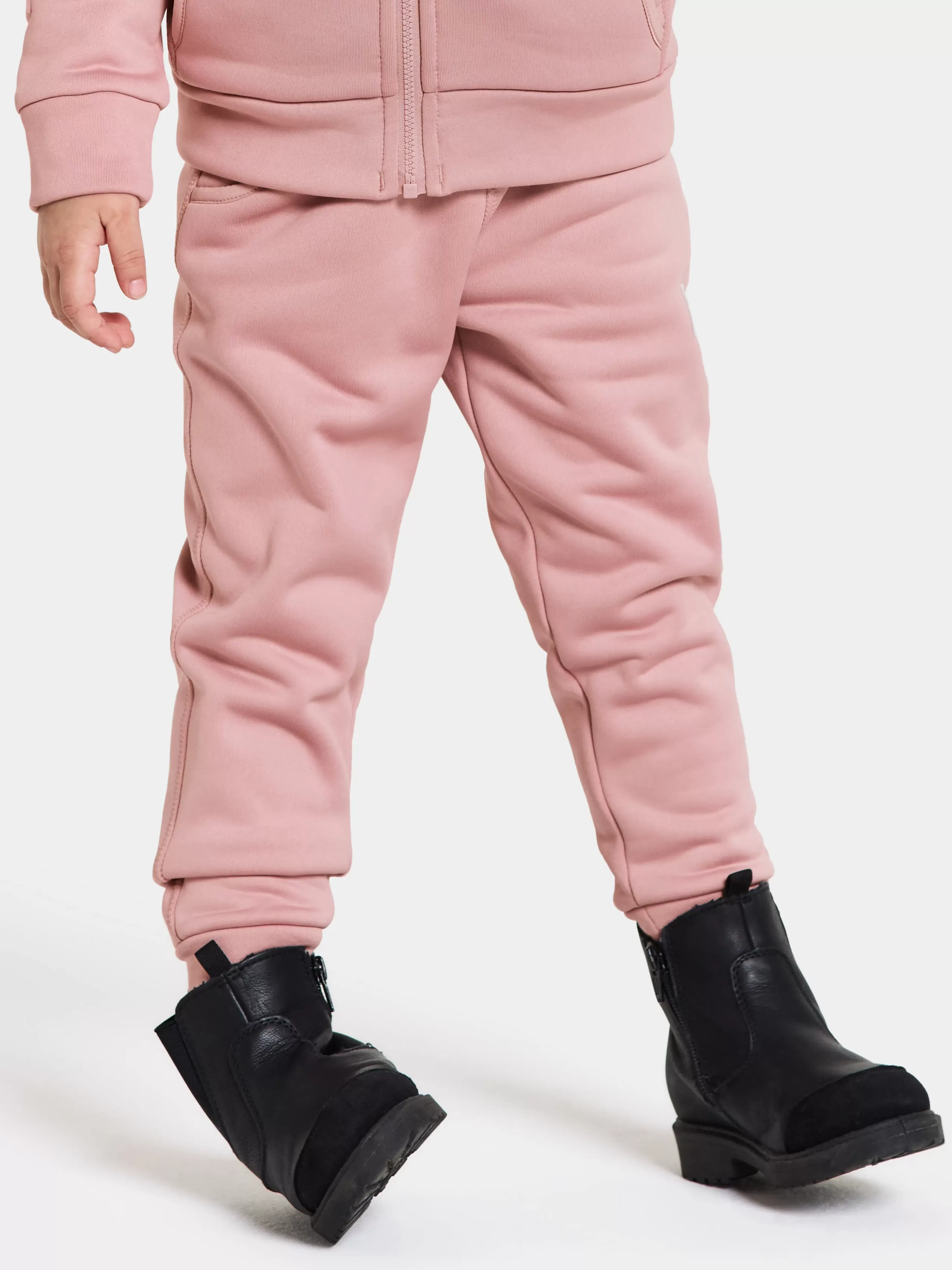 Fleece Joggers*Didriksons Corin Kids' Pants Soft Pink