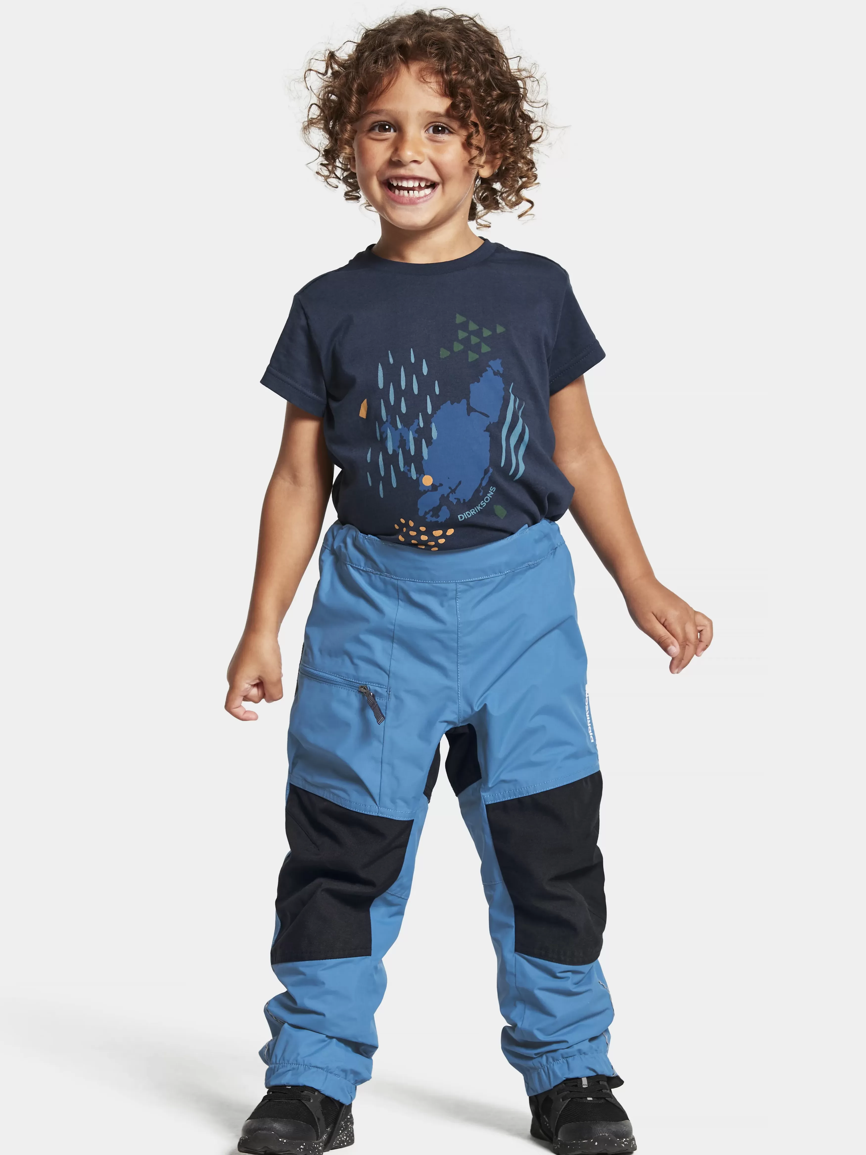 Waterproof Trousers*Didriksons Dusk Kids' Pants Corn Blue