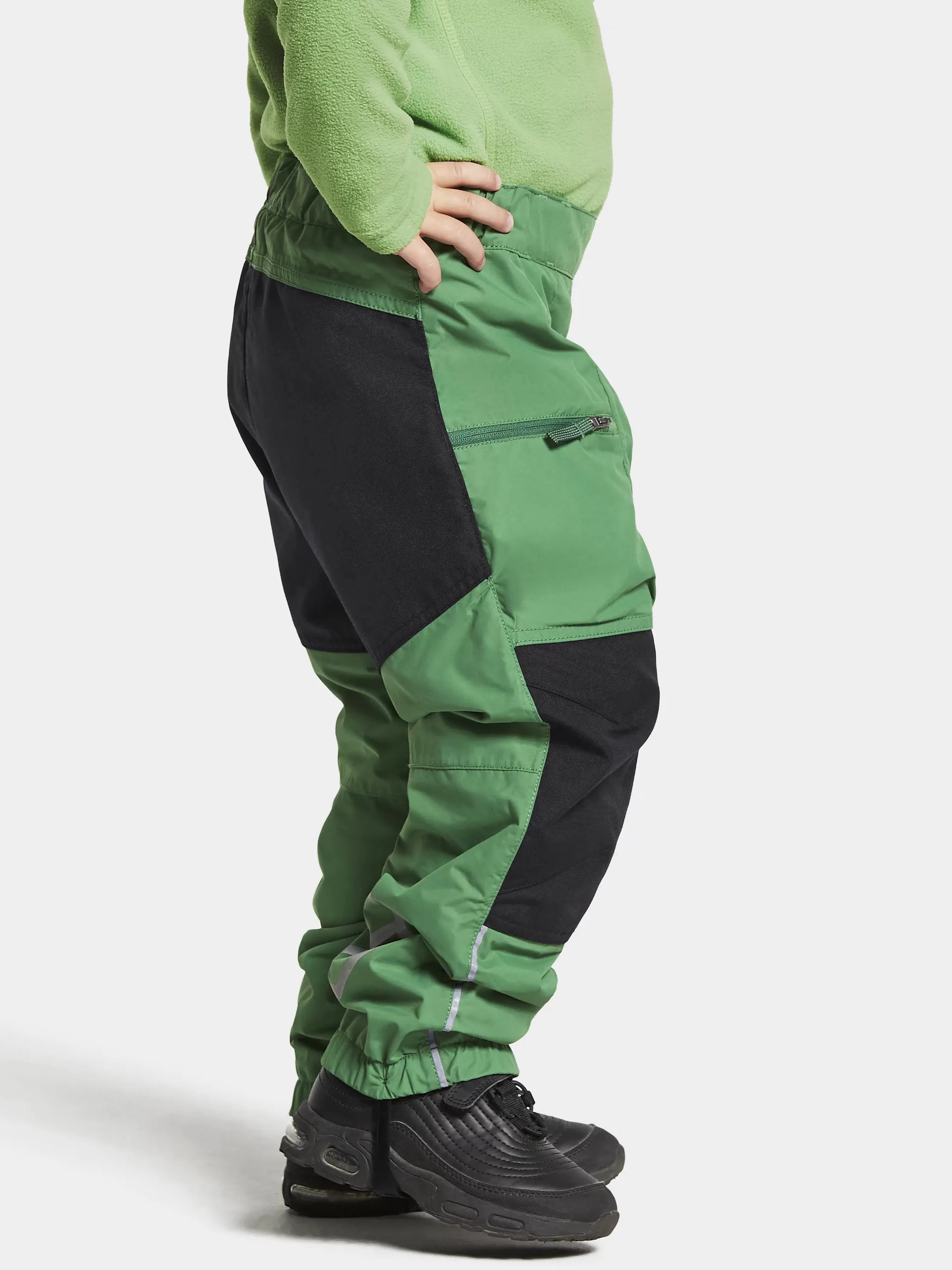 Waterproof Trousers*Didriksons Dusk Kids' Pants Palm Green