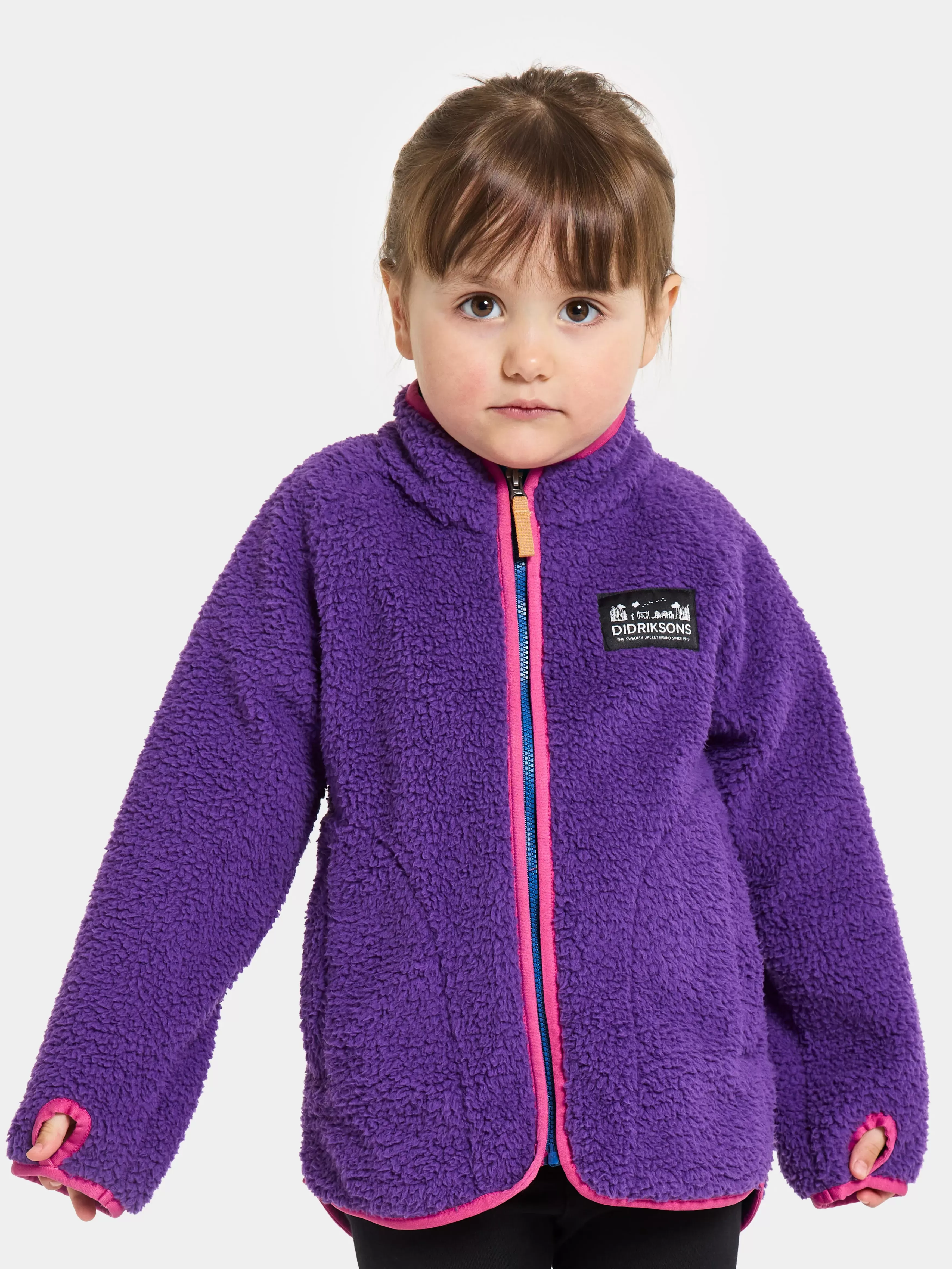 Fleece Jackets & Jumpers*Didriksons Gibbs Kids' Full-Zip Disco Purple