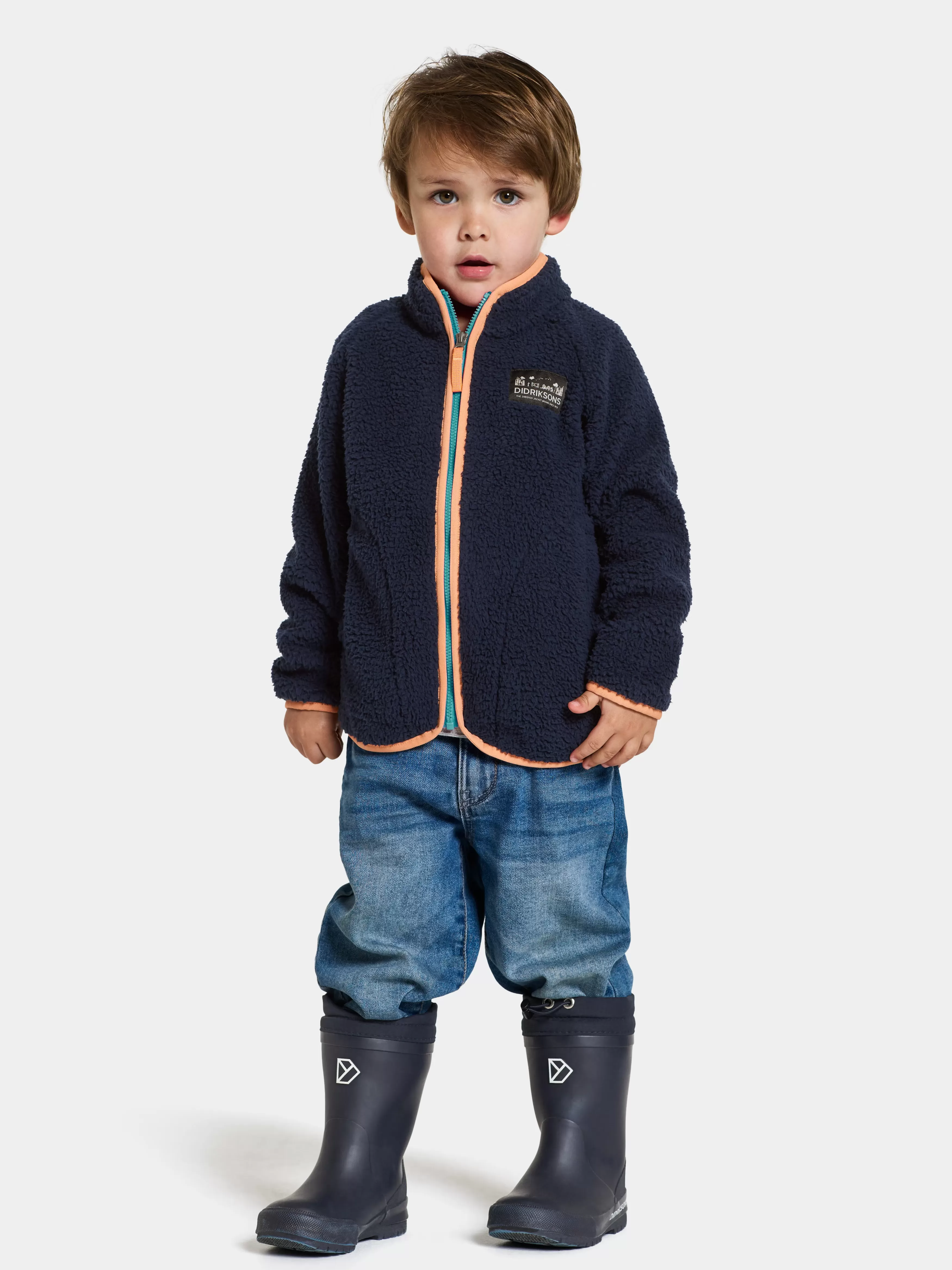 Fleece Jackets & Jumpers*Didriksons Gibbs Kids' Full-Zip Navy