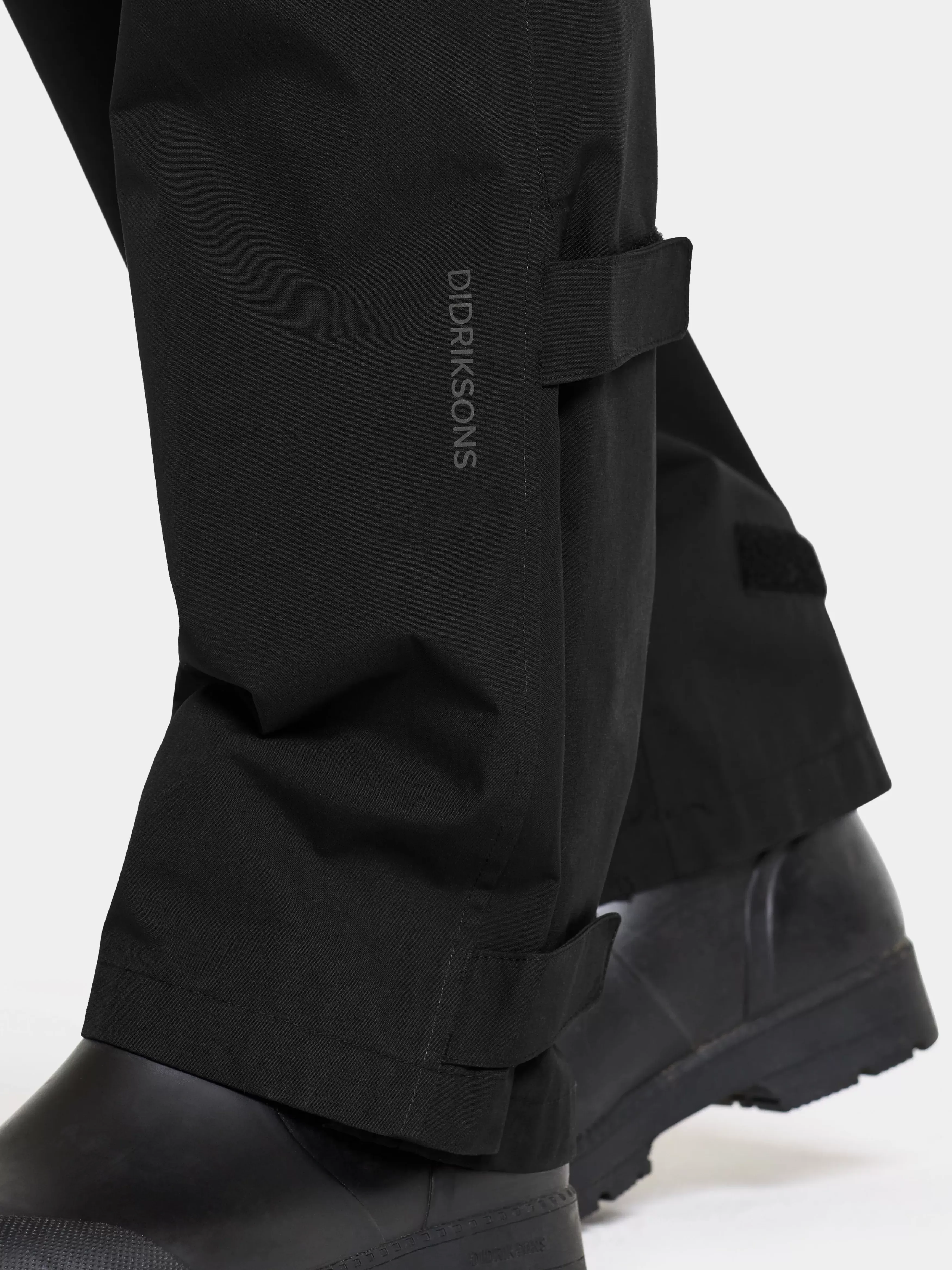 Walking Trousers*Didriksons Grit Unisex Rain Pants Black