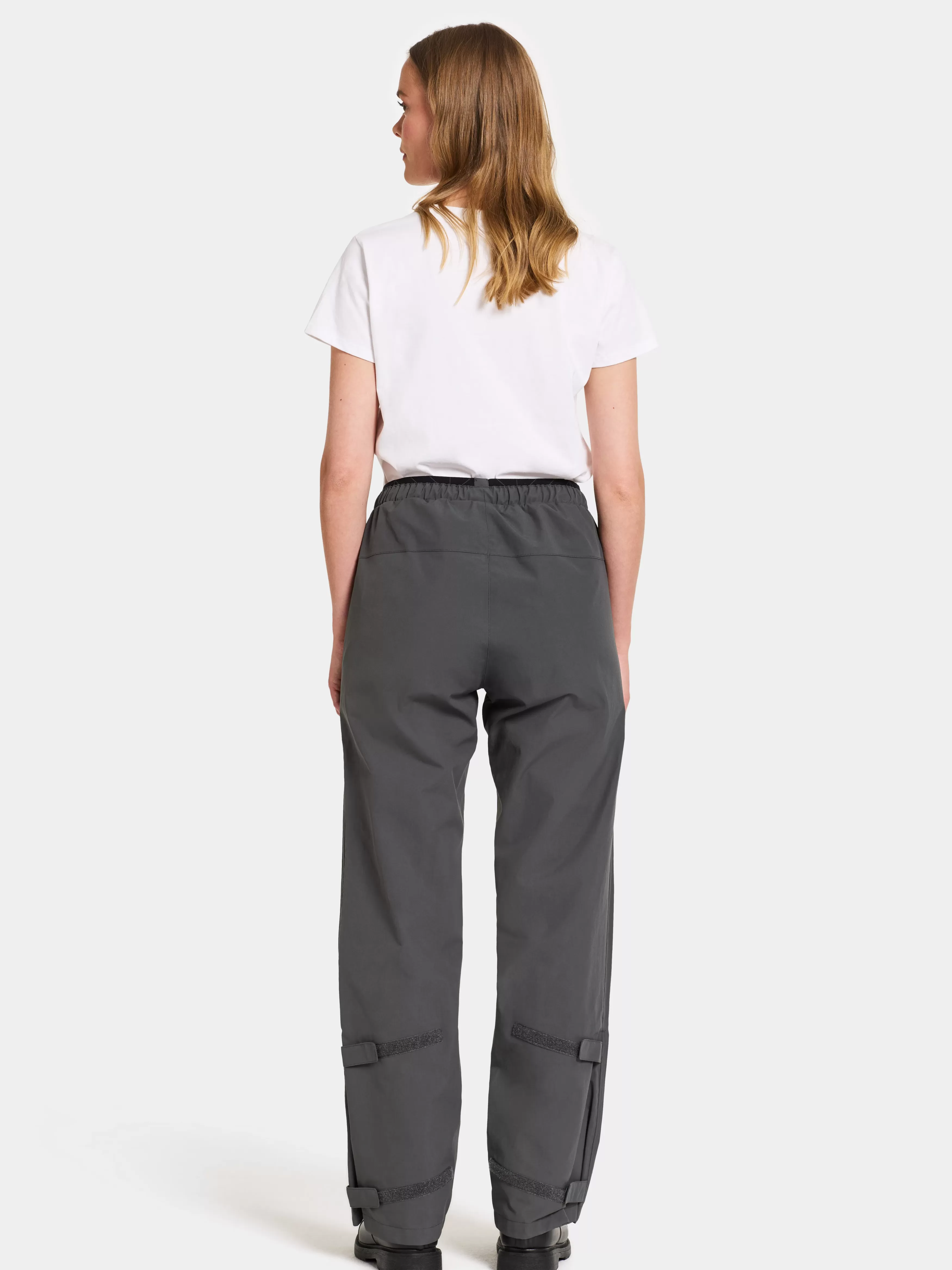 Walking Trousers*Didriksons Grit Women's Rain Pants Coal Black