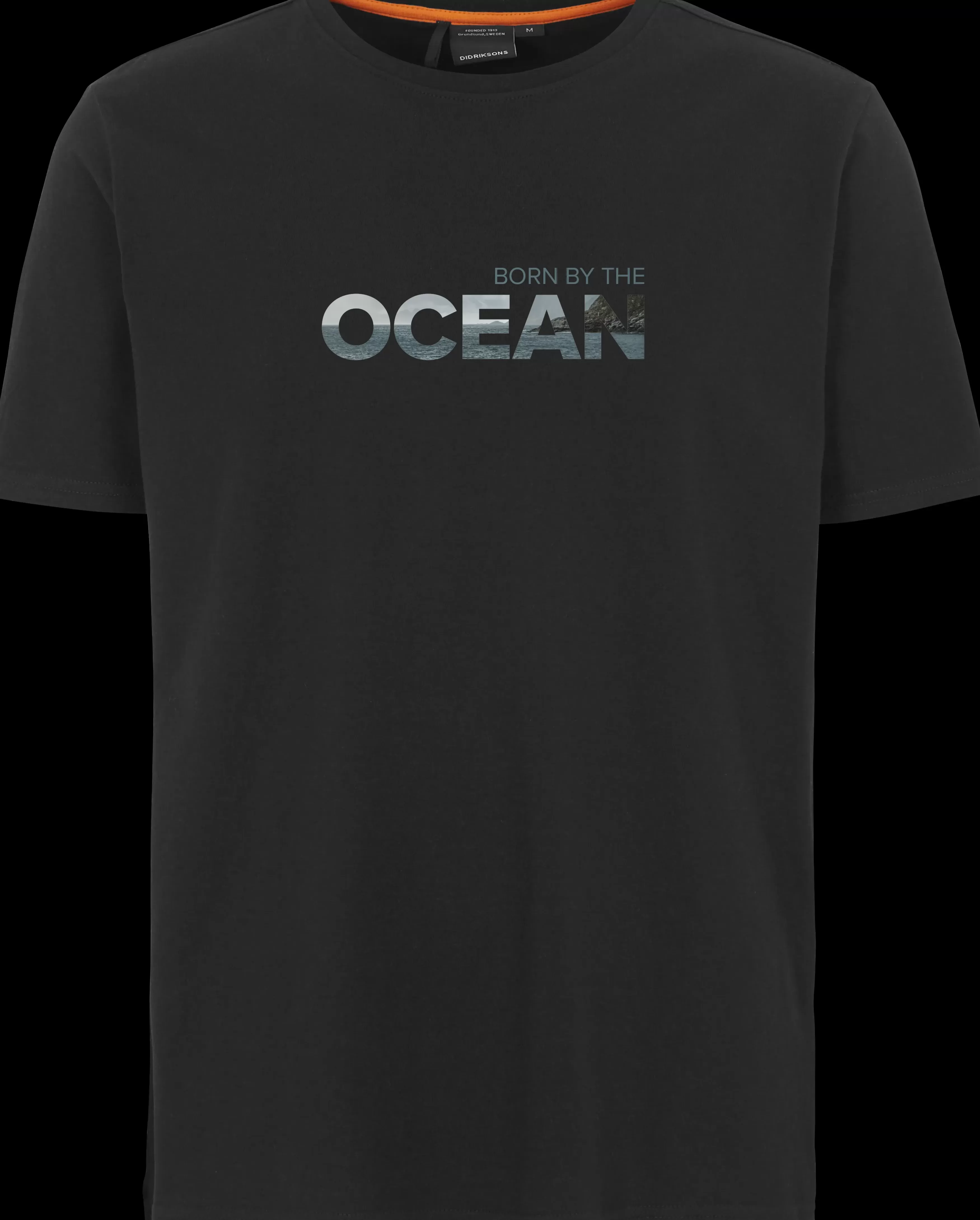 T-Shirts & Polos*Didriksons Harald Men's T-Shirt Ocean Black