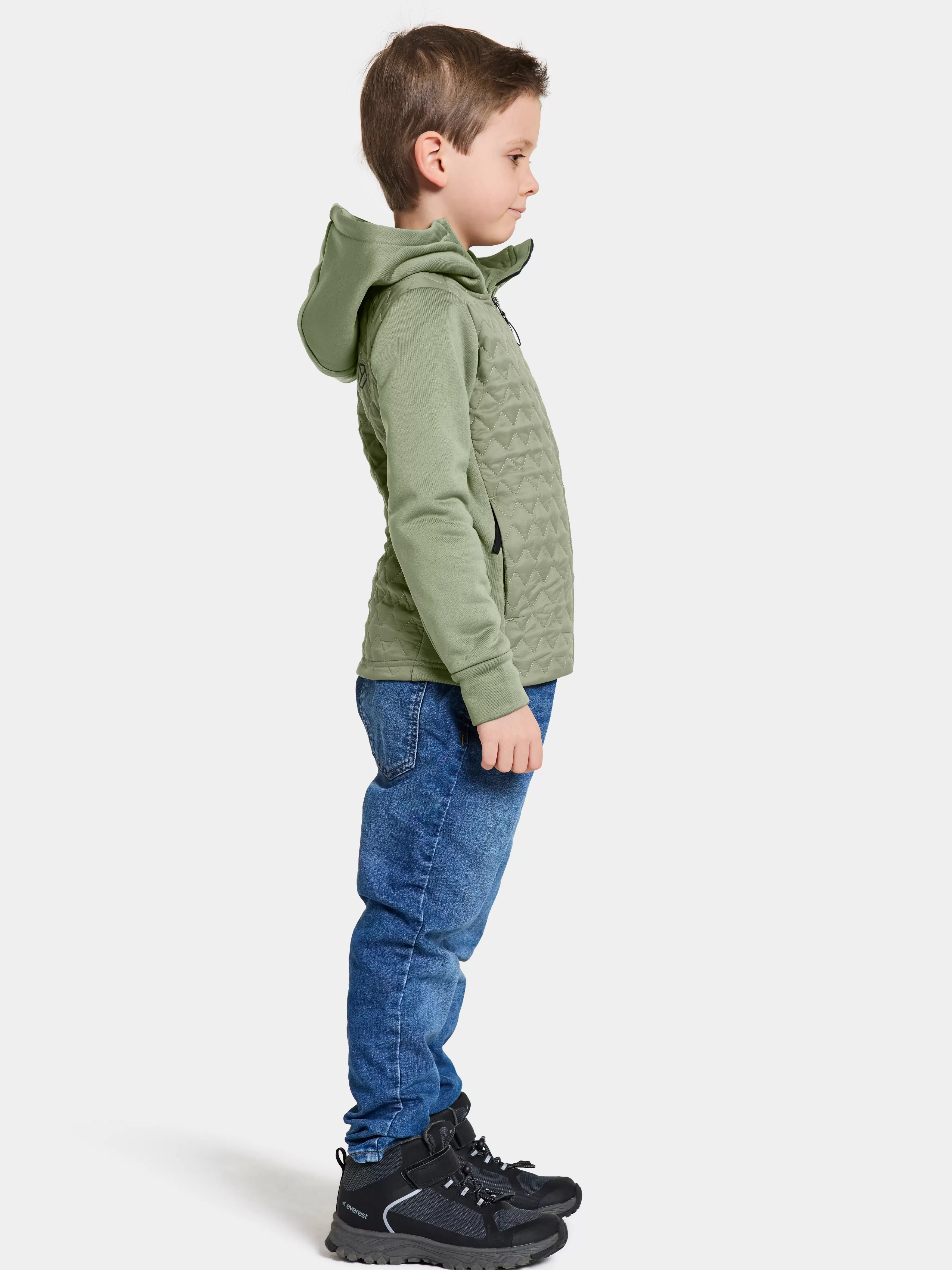 Sweaters & T-Shirts*Didriksons Kapris Kids' Full-Zip Light Moss