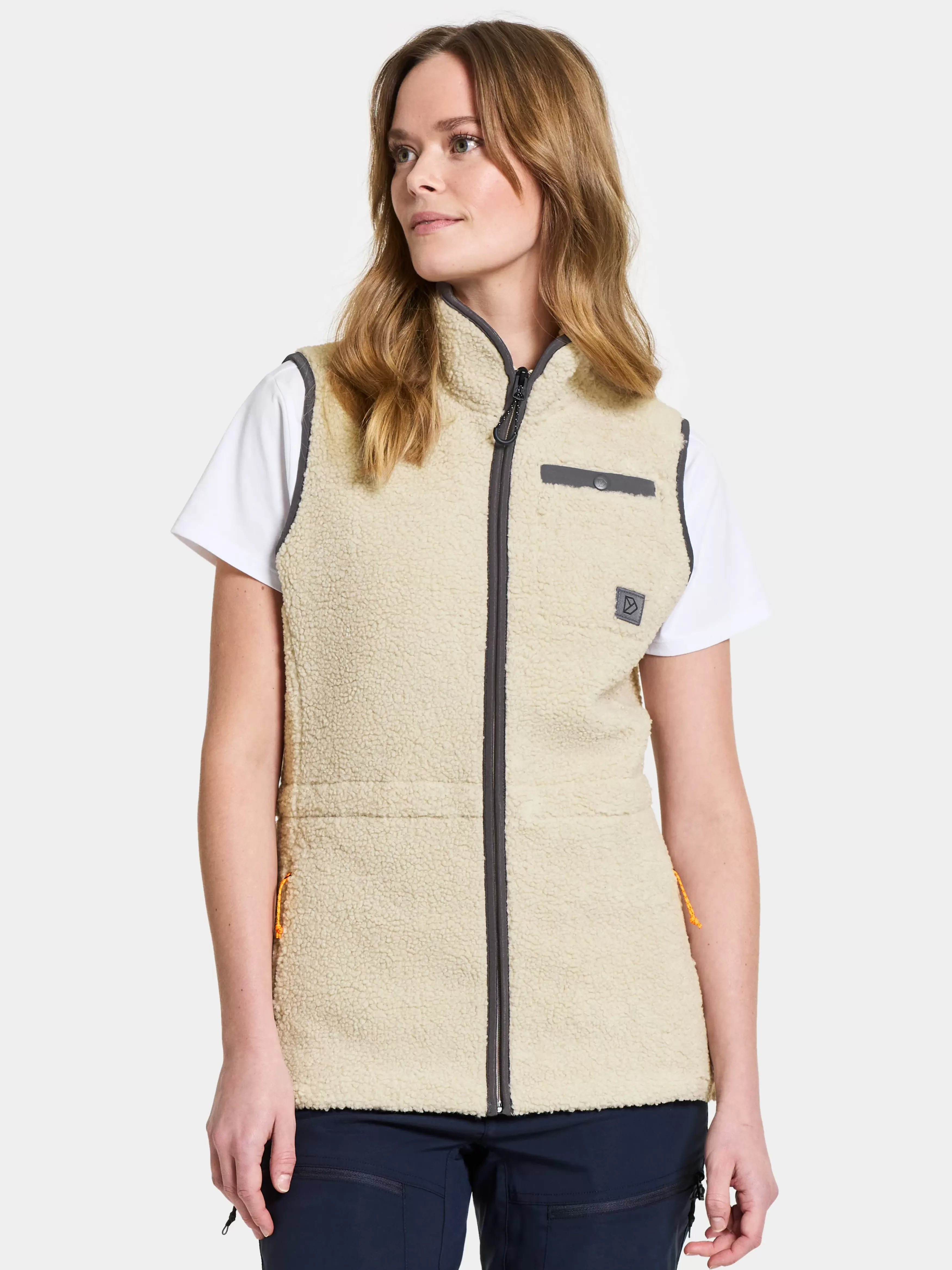 Vests*Didriksons Libra Vest Light Beige