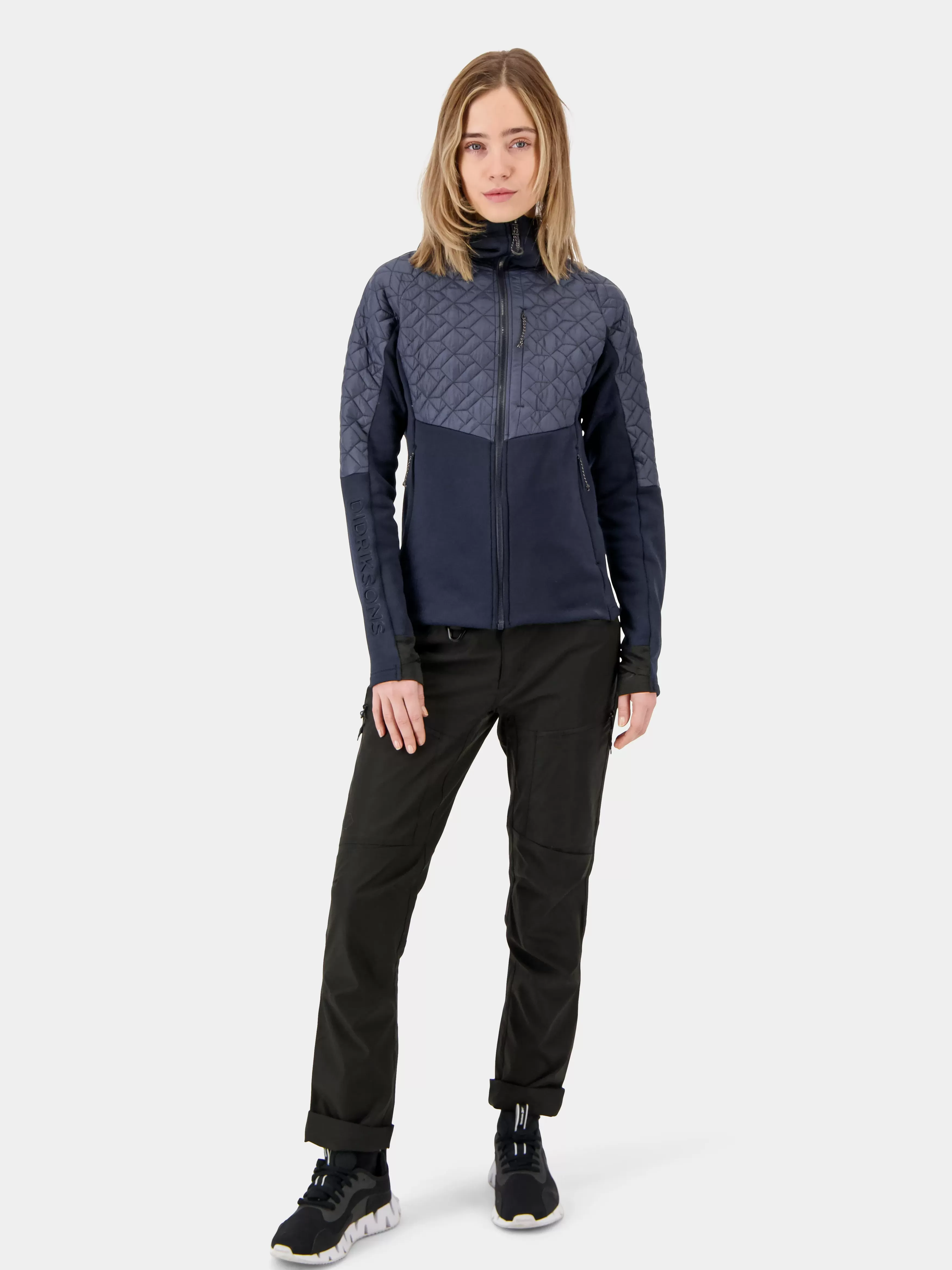 Fleece & Midlayers*Didriksons Lyra Full-Zip Dark Night Blue