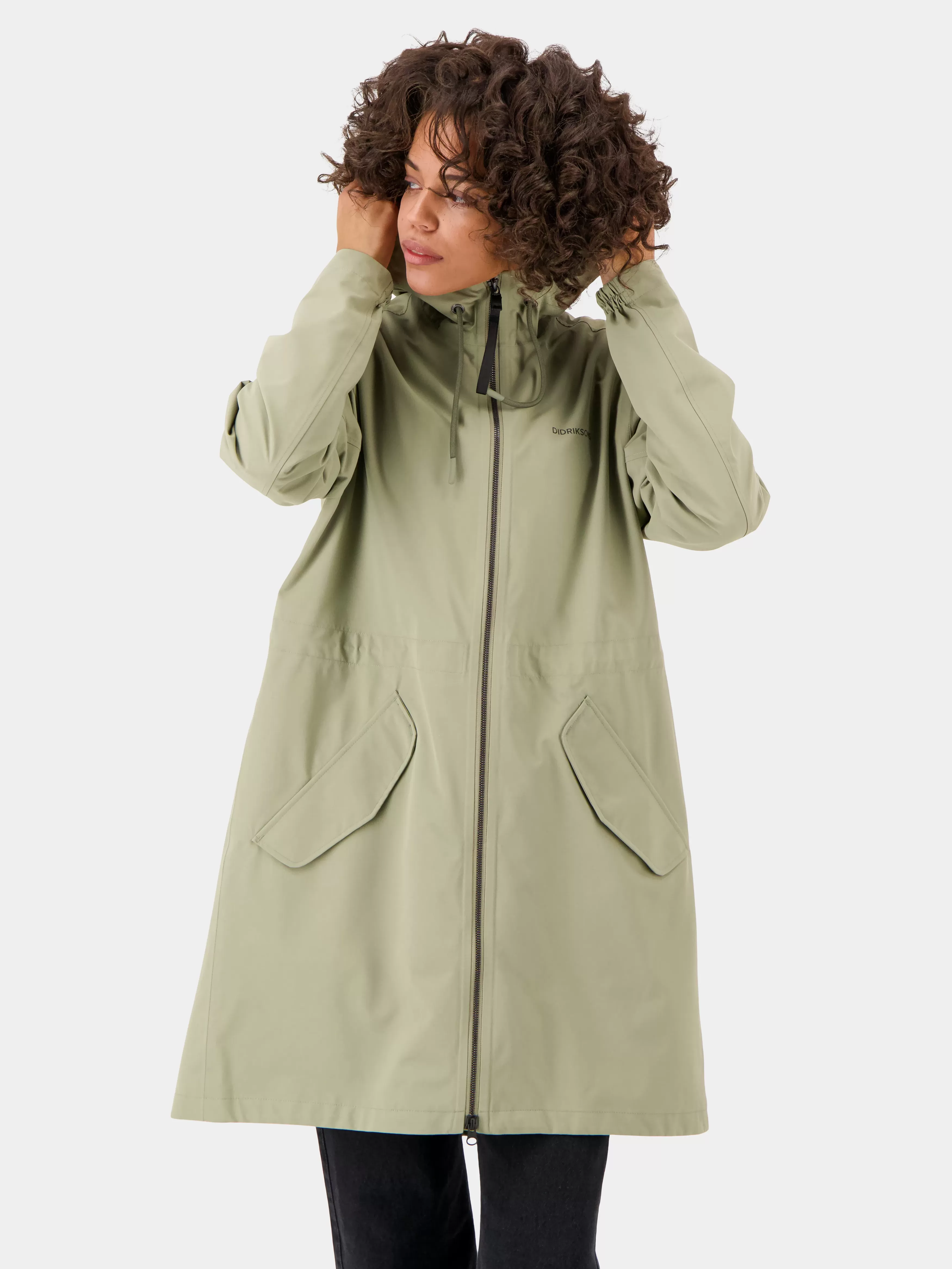 Parkas*Didriksons Marta Parka Mistel Green