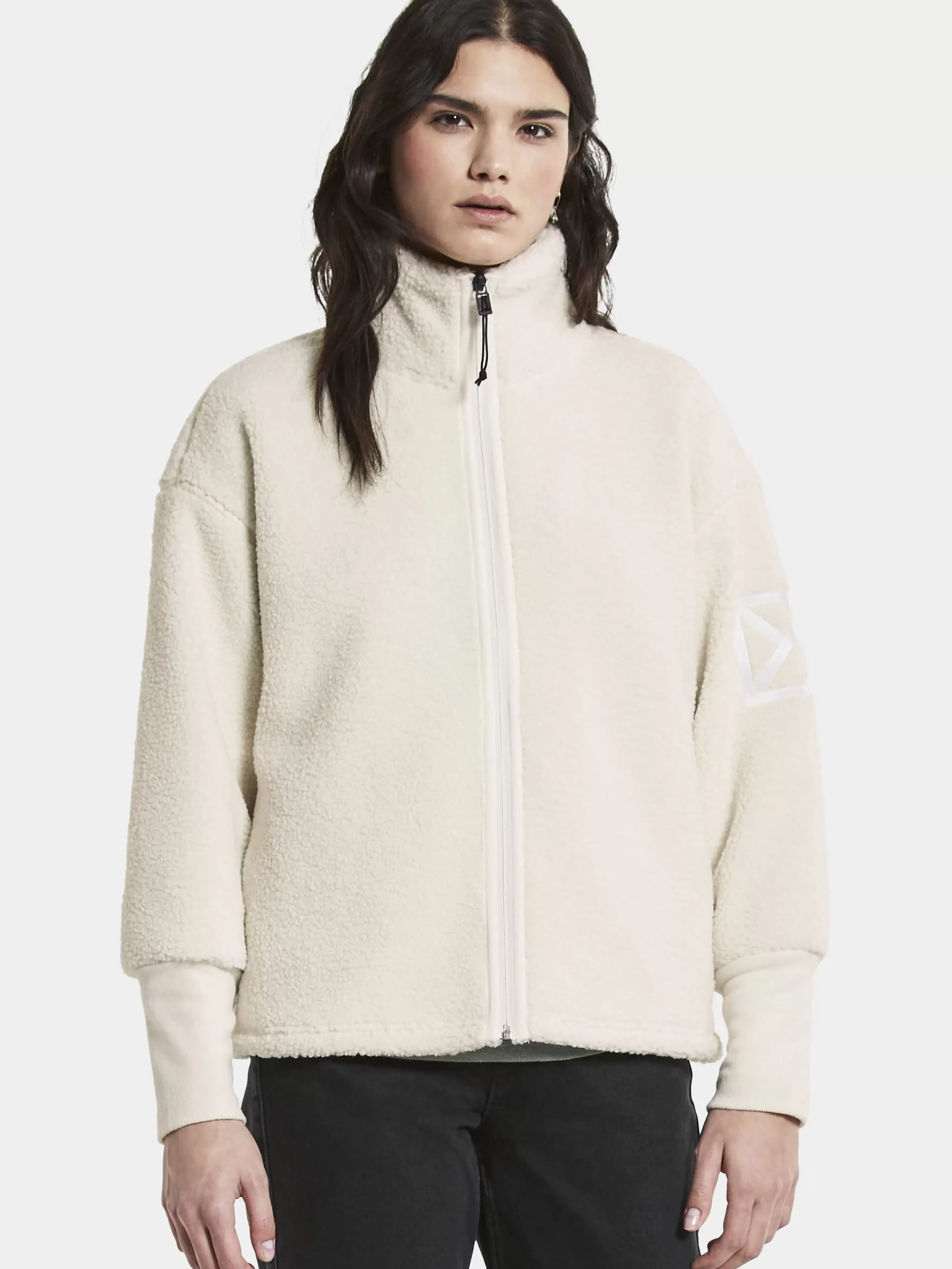 Fleece & Midlayers*Didriksons Mella Full-Zip White Foam