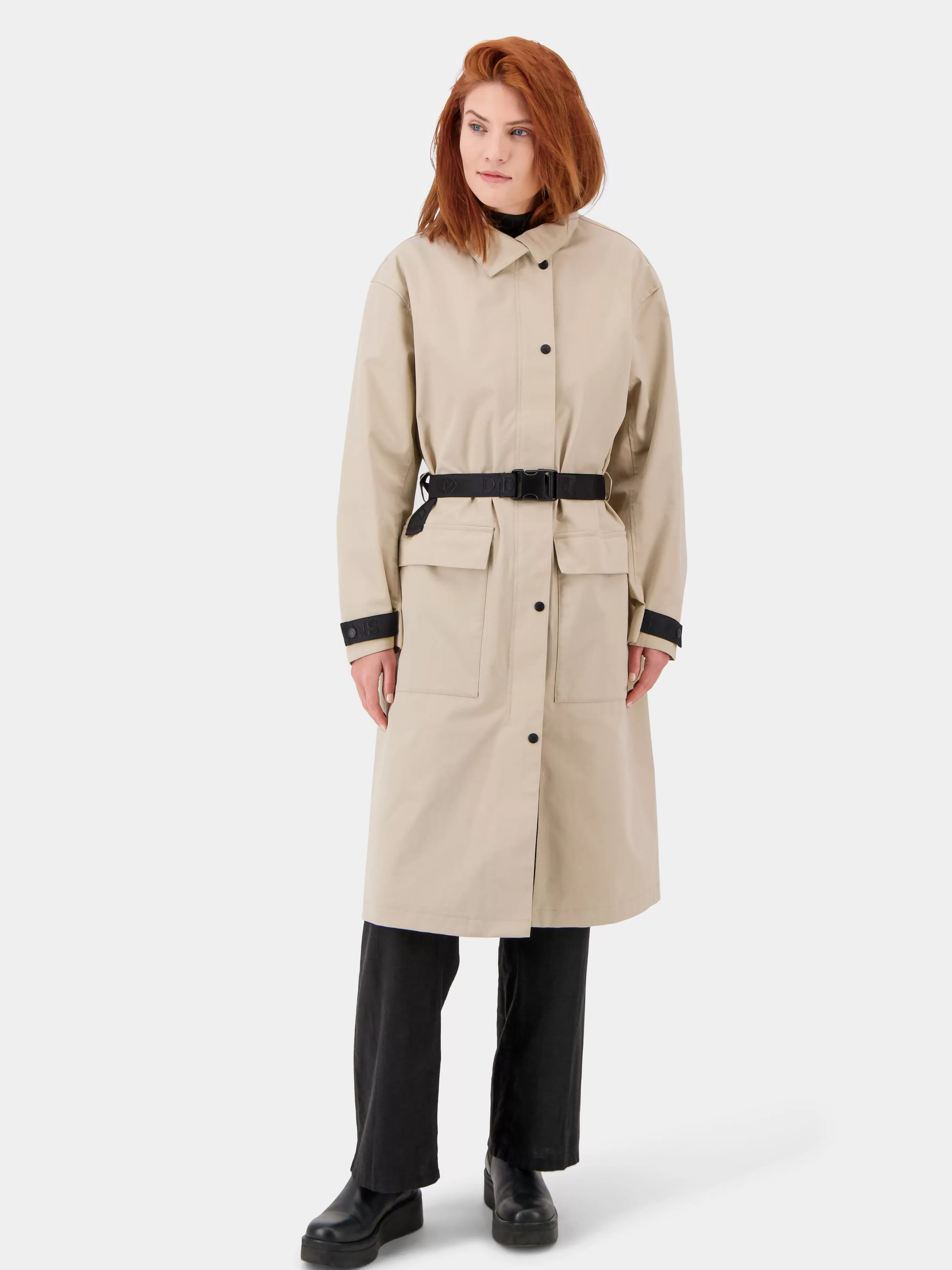 Parkas*Didriksons Mira Coat Long Clay Beige