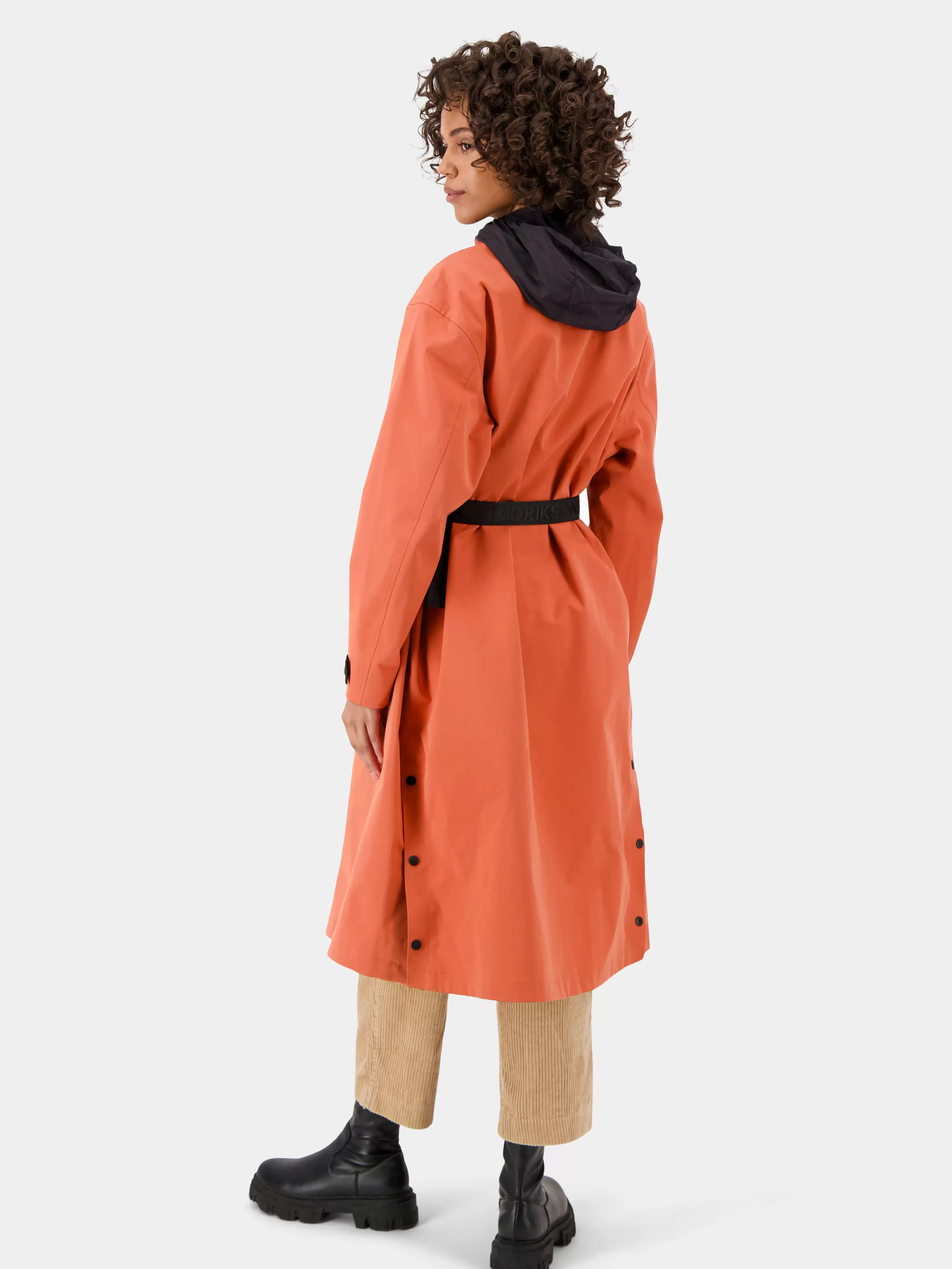 Parkas*Didriksons Mira Coat Long Brique Red