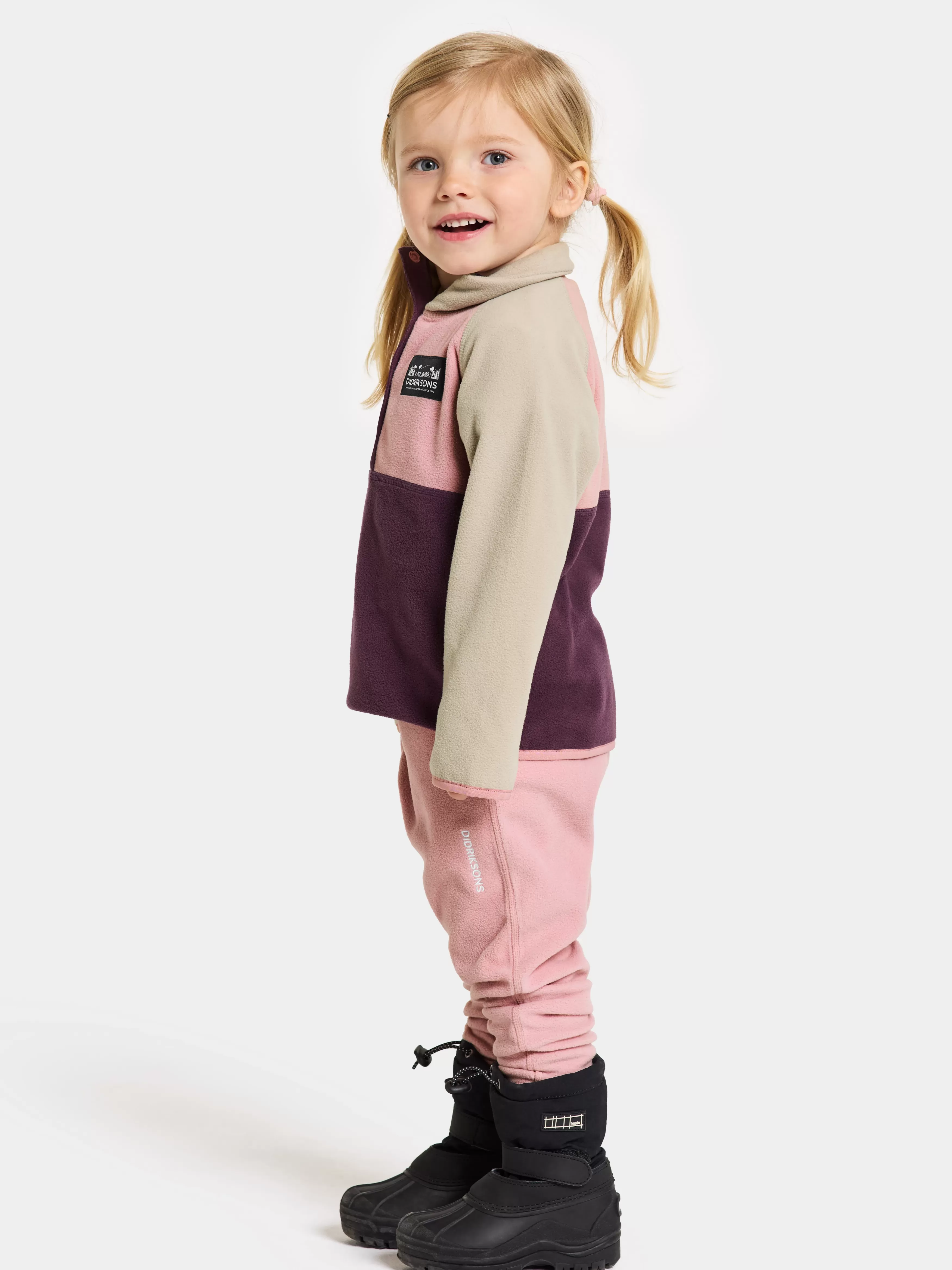 Fleece Jackets & Jumpers*Didriksons Monte Kids' Half Button Plumb