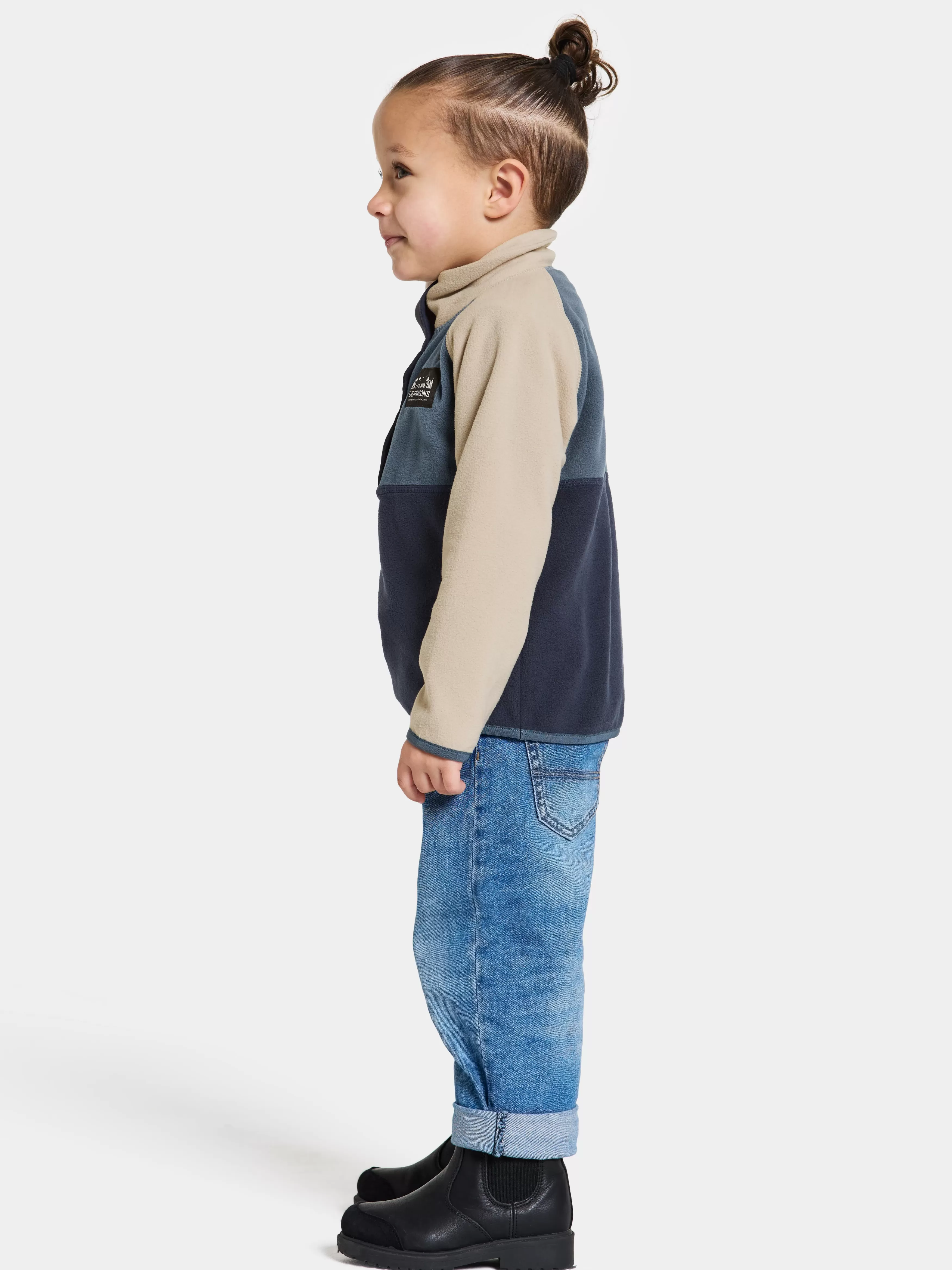 Fleece Jackets & Jumpers*Didriksons Monte Kids' Half Button Navy