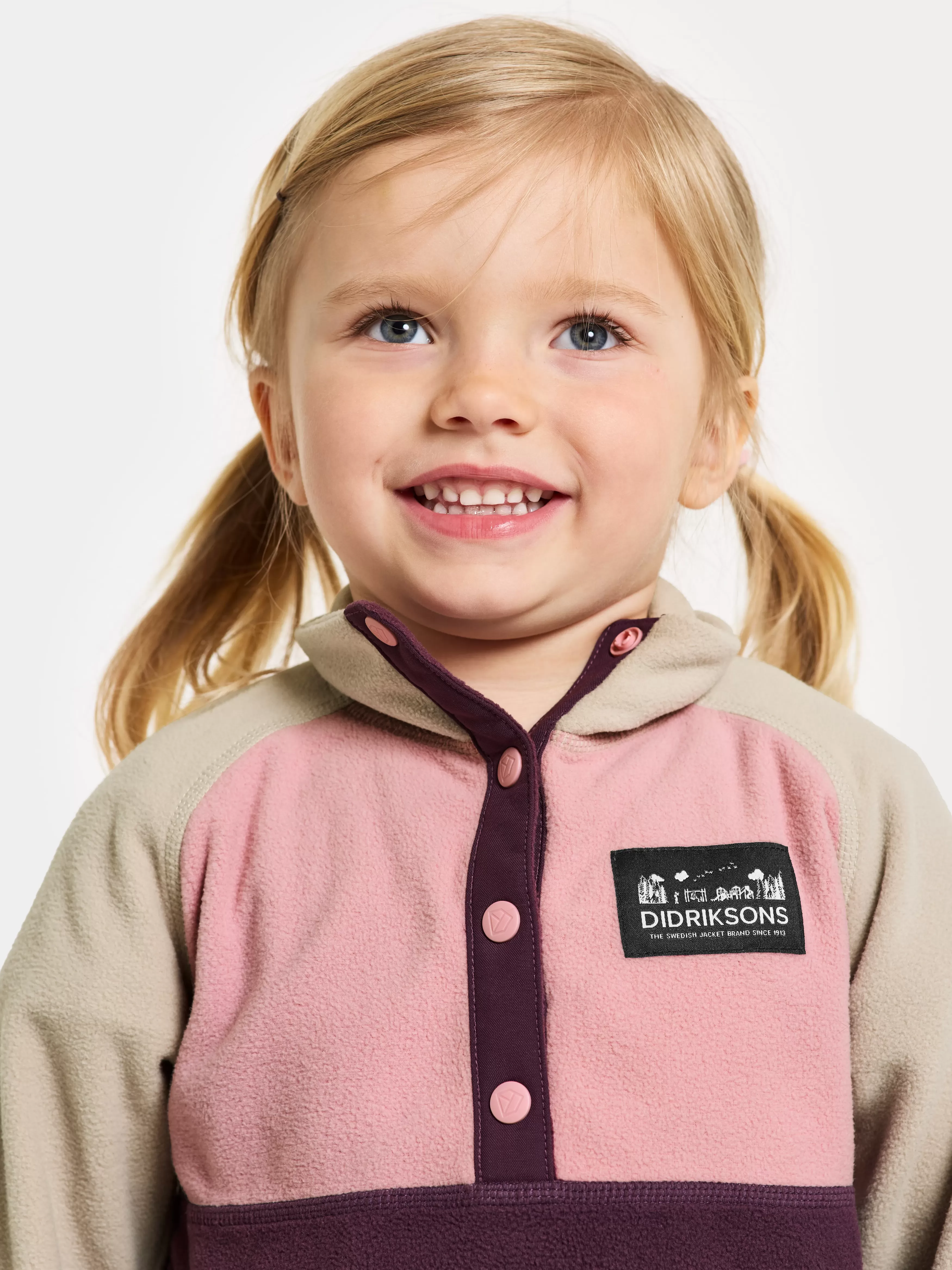 Fleece Jackets & Jumpers*Didriksons Monte Kids' Half Button Plumb