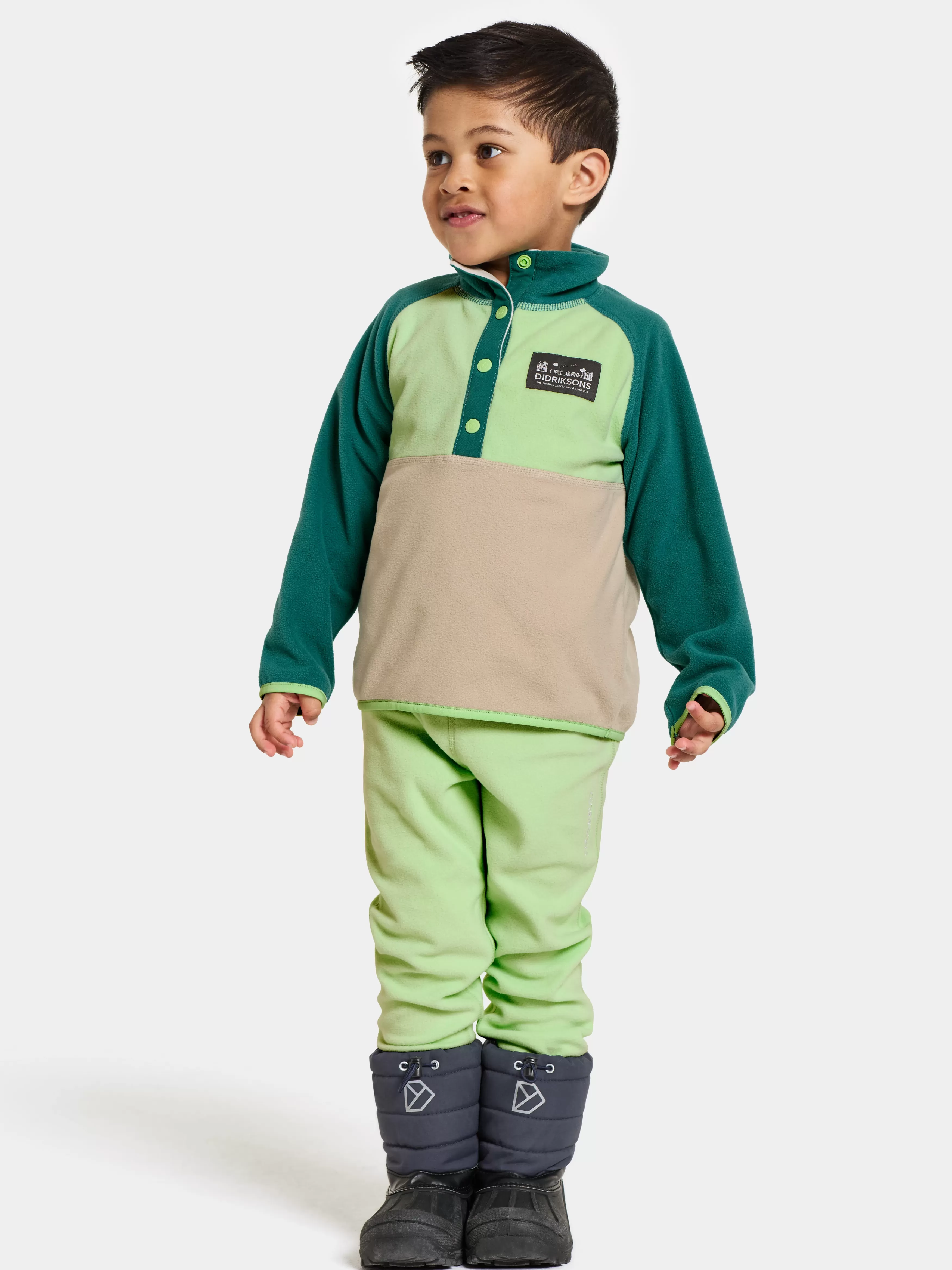 Fleece Trousers & Pants*Didriksons Monte Kids' Pants Pale Green