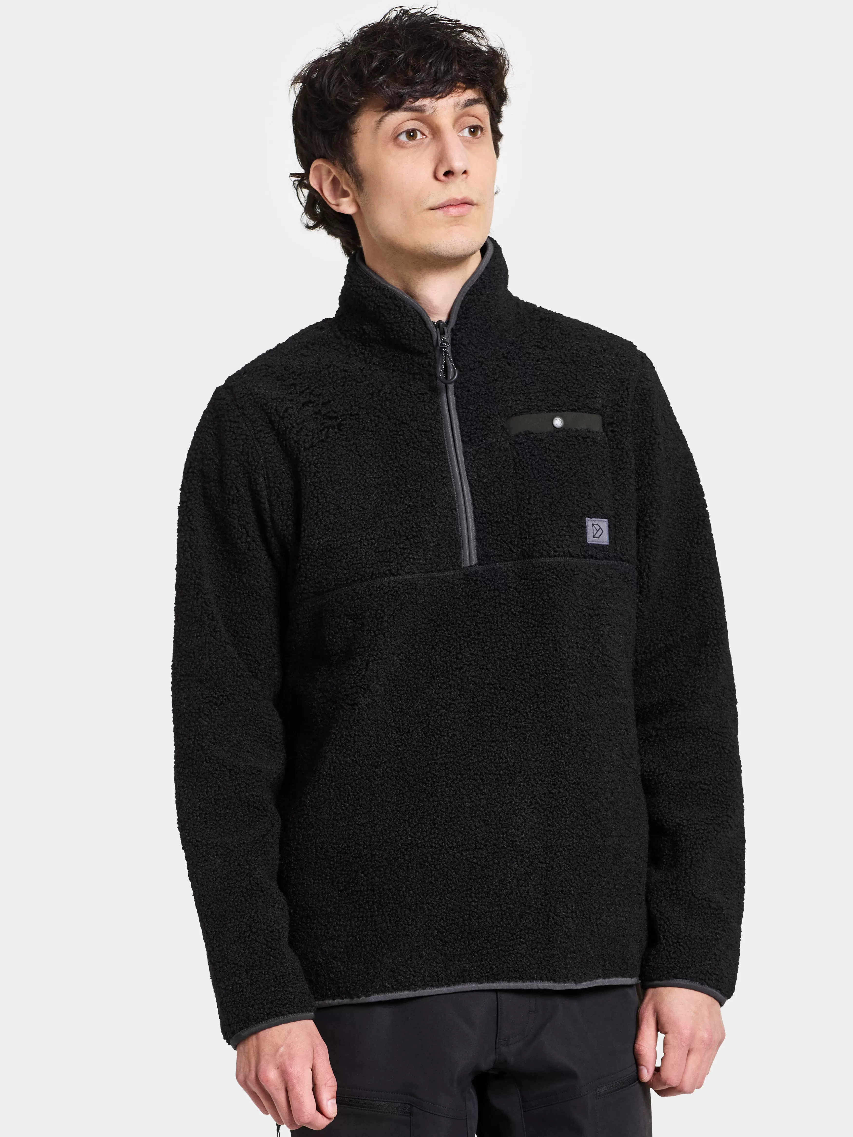 Fleece & Midlayers*Didriksons Phoenix Men's Halfzip Black