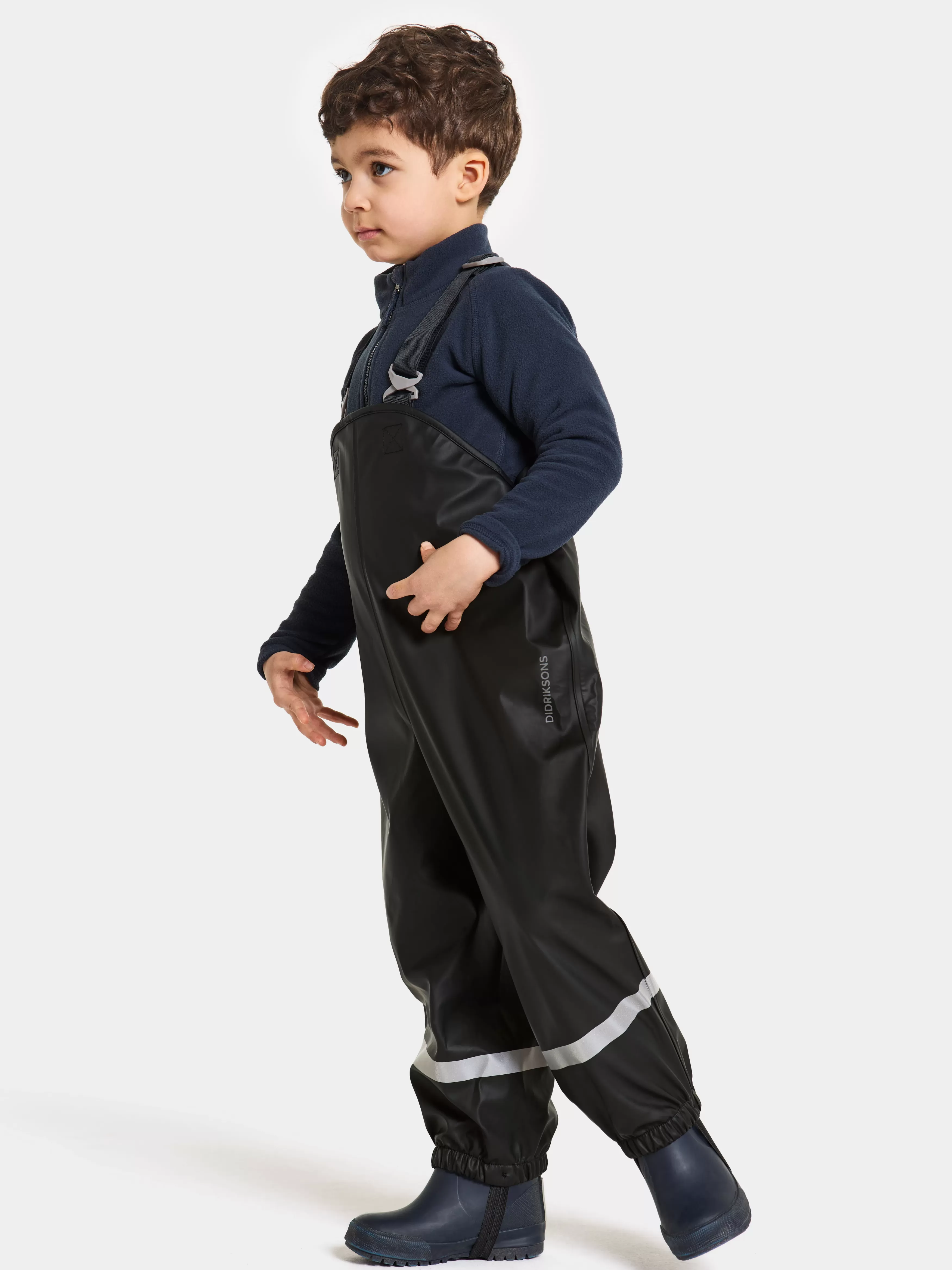 Waterproof Trousers*Didriksons Plaskeman Kid's Pants Galon® Black