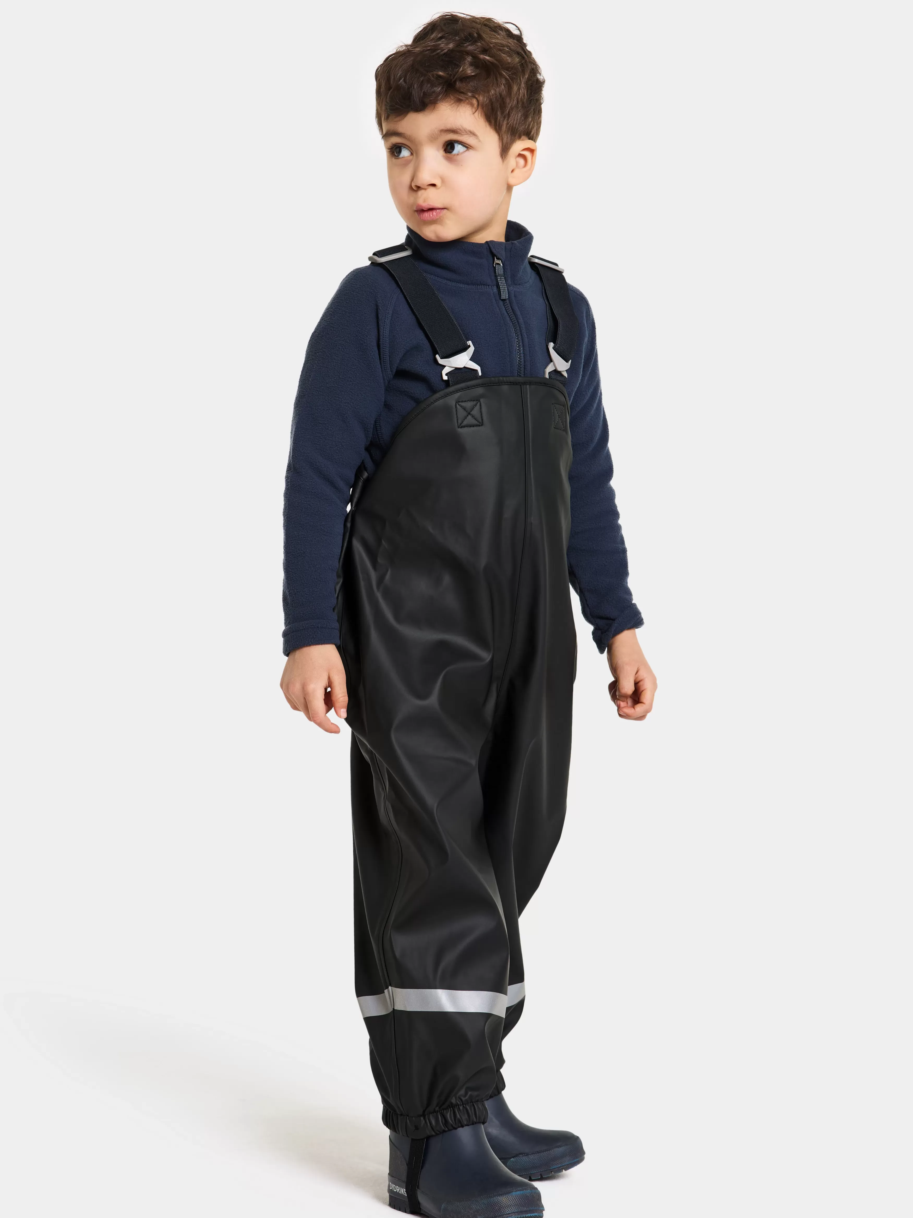 Waterproof Trousers*Didriksons Plaskeman Kid's Pants Galon® Black