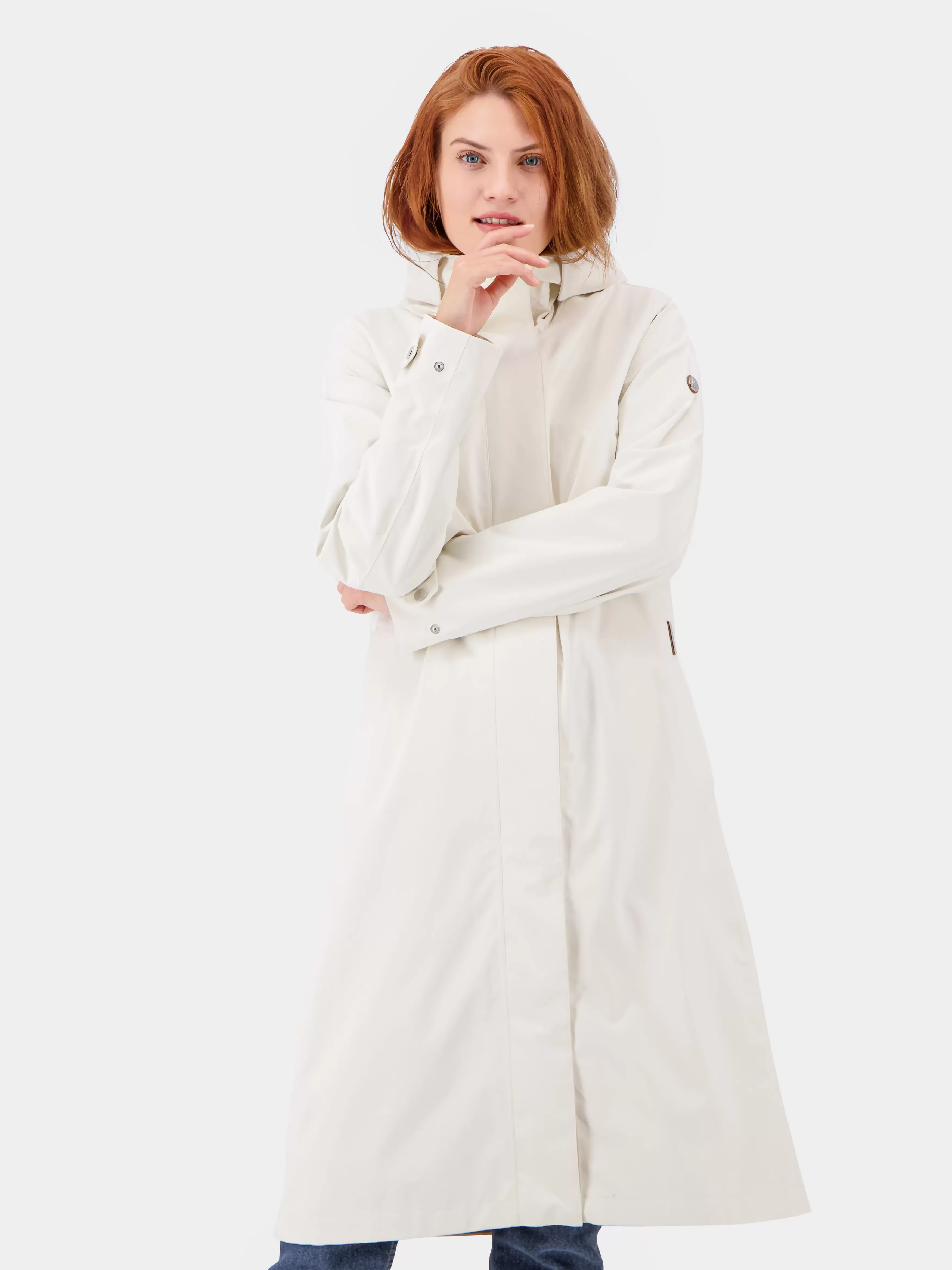 Parkas*Didriksons Sonja Parka Long White Foam